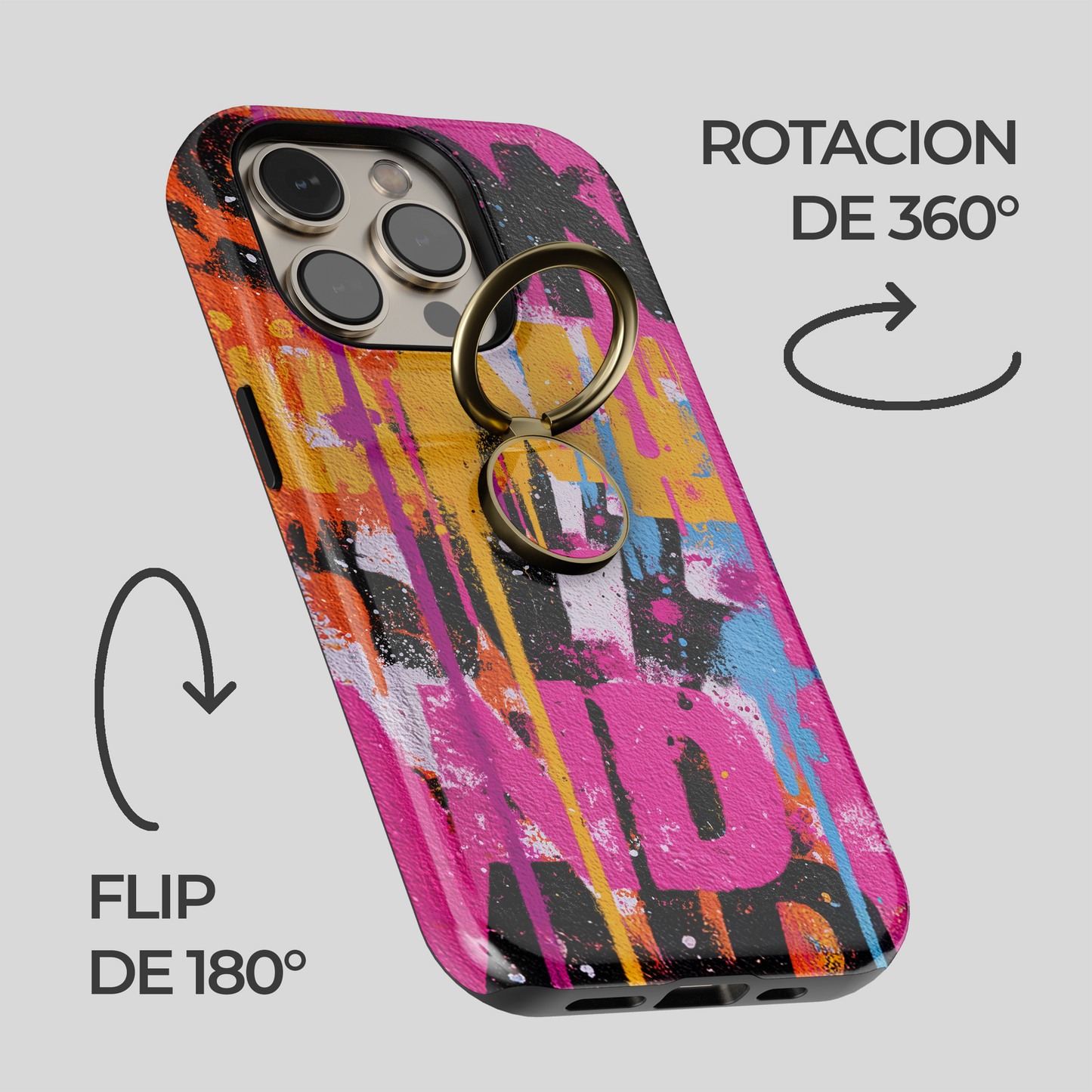 Soporte de anillo para celular Tag Vandal