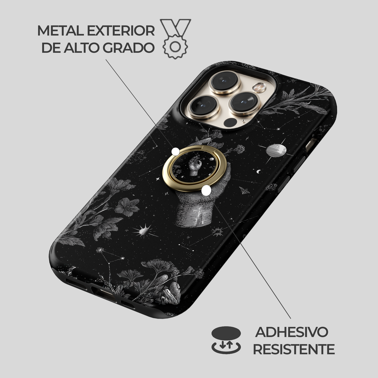 Soporte de anillo para celular Mystic Grasp