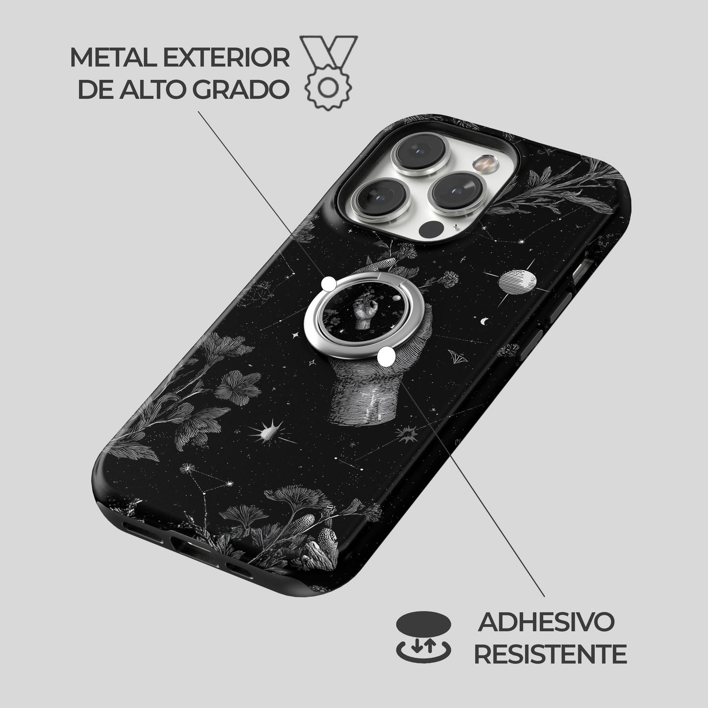 Soporte de anillo para celular Mystic Grasp