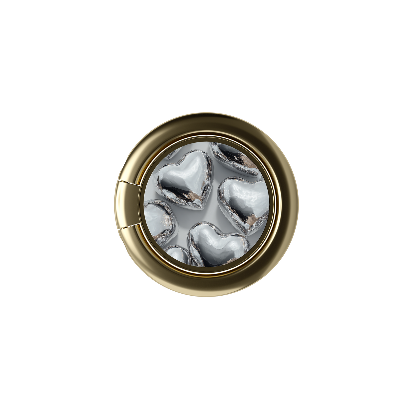 Soporte de anillo para celular Chrome Crush