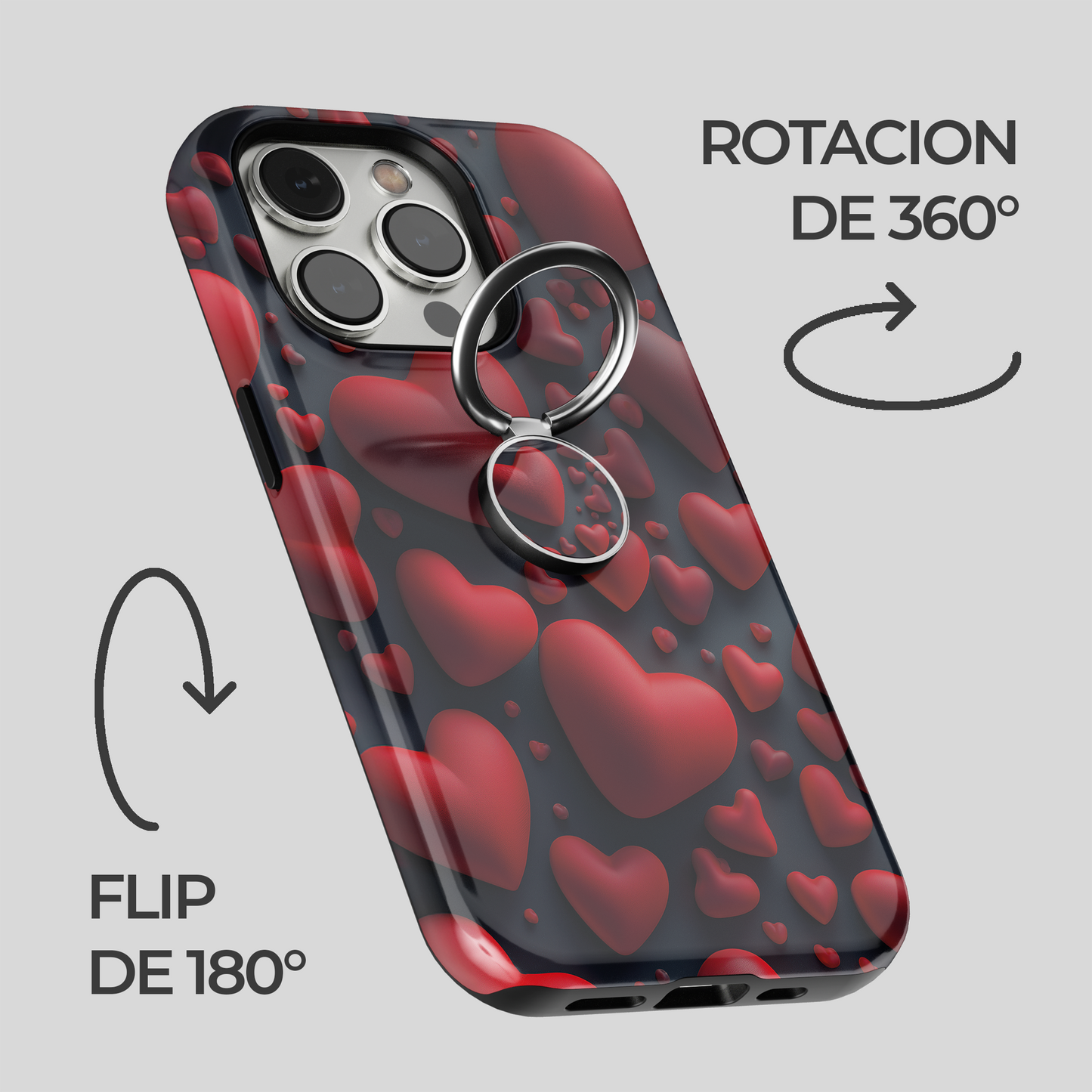 Soporte de anillo para celular Red Riot