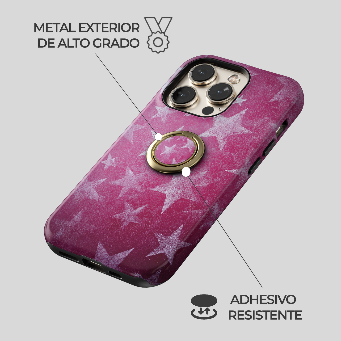 Soporte de anillo para celular Star Dust