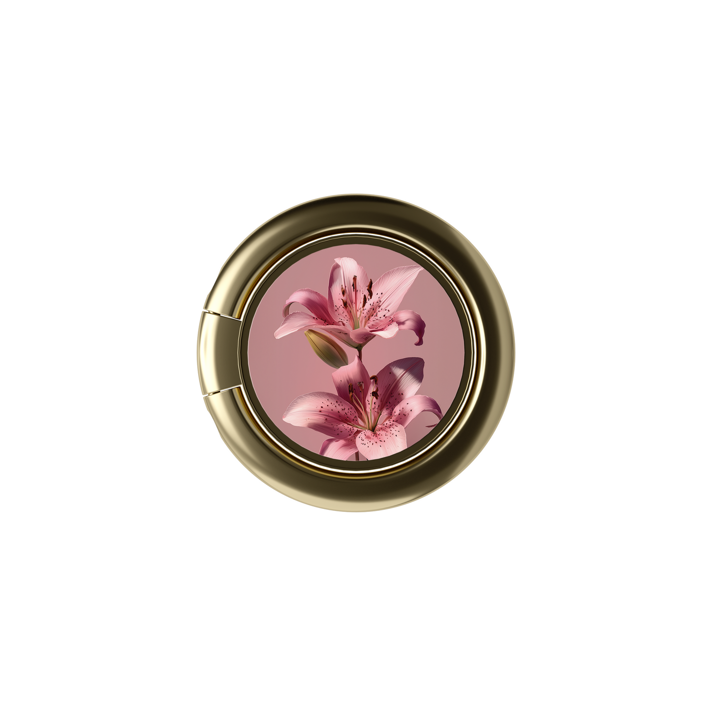 Soporte de anillo para celular Pink Lily