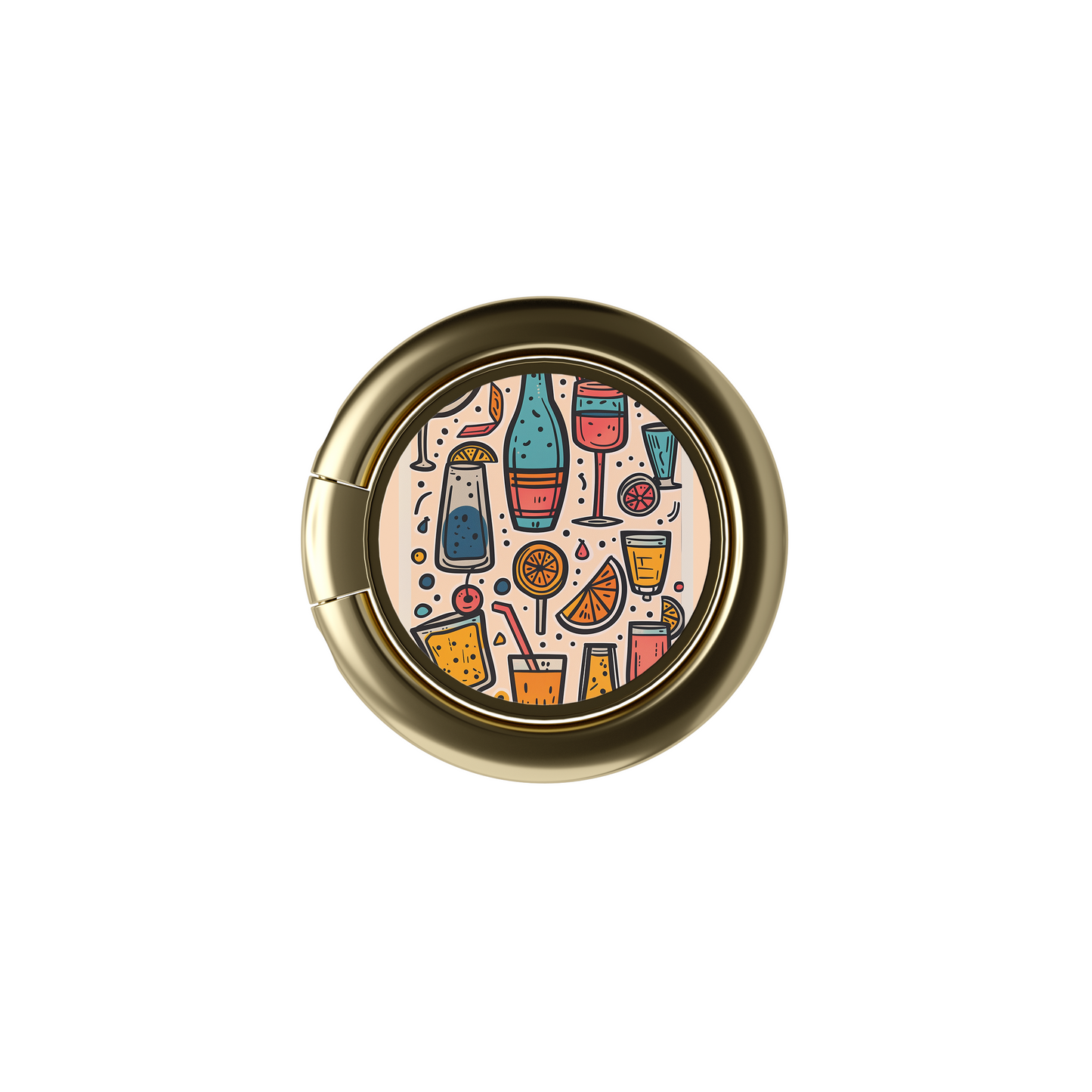 Soporte de anillo para celular Cocktail Pop