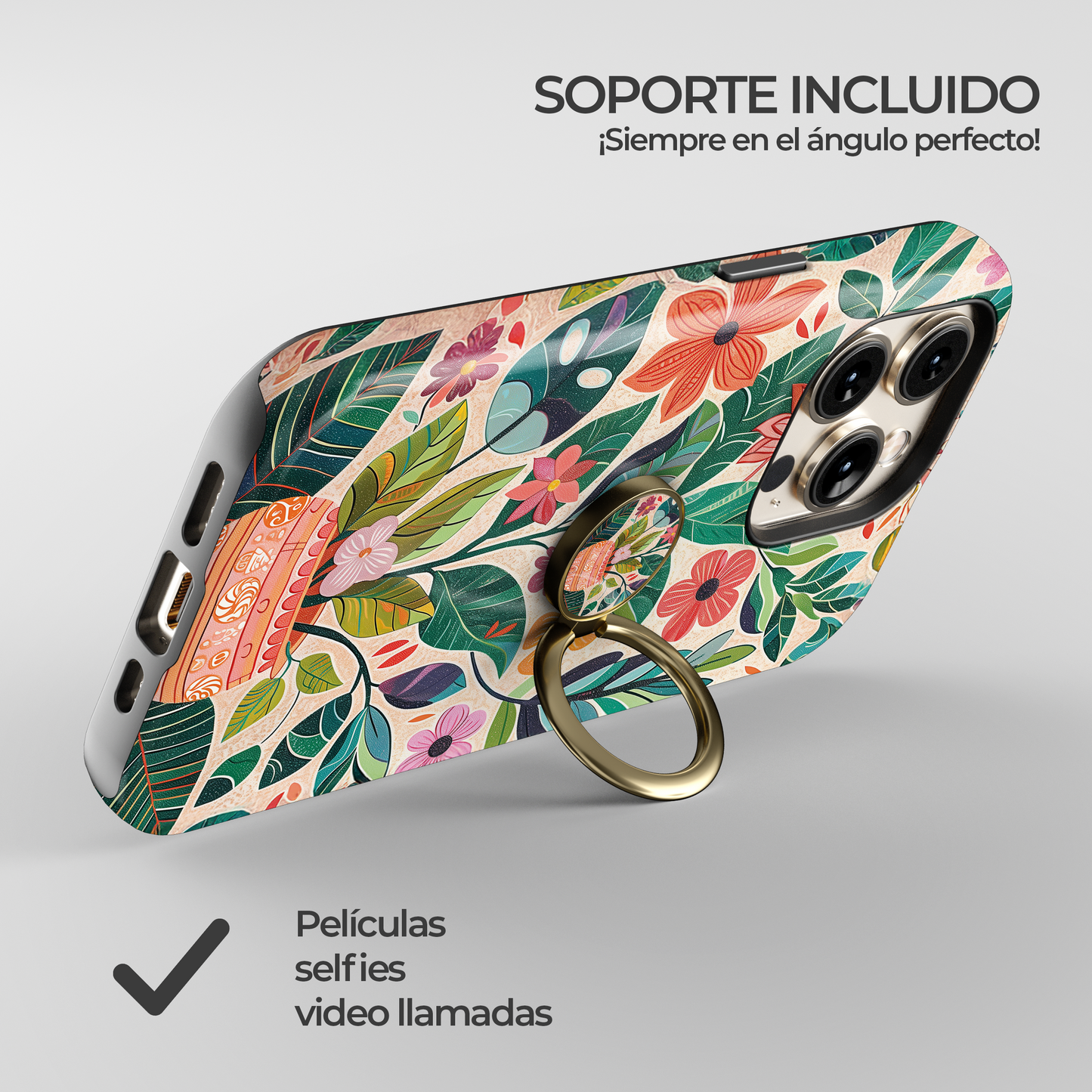 Soporte de anillo para celular Folk Garden