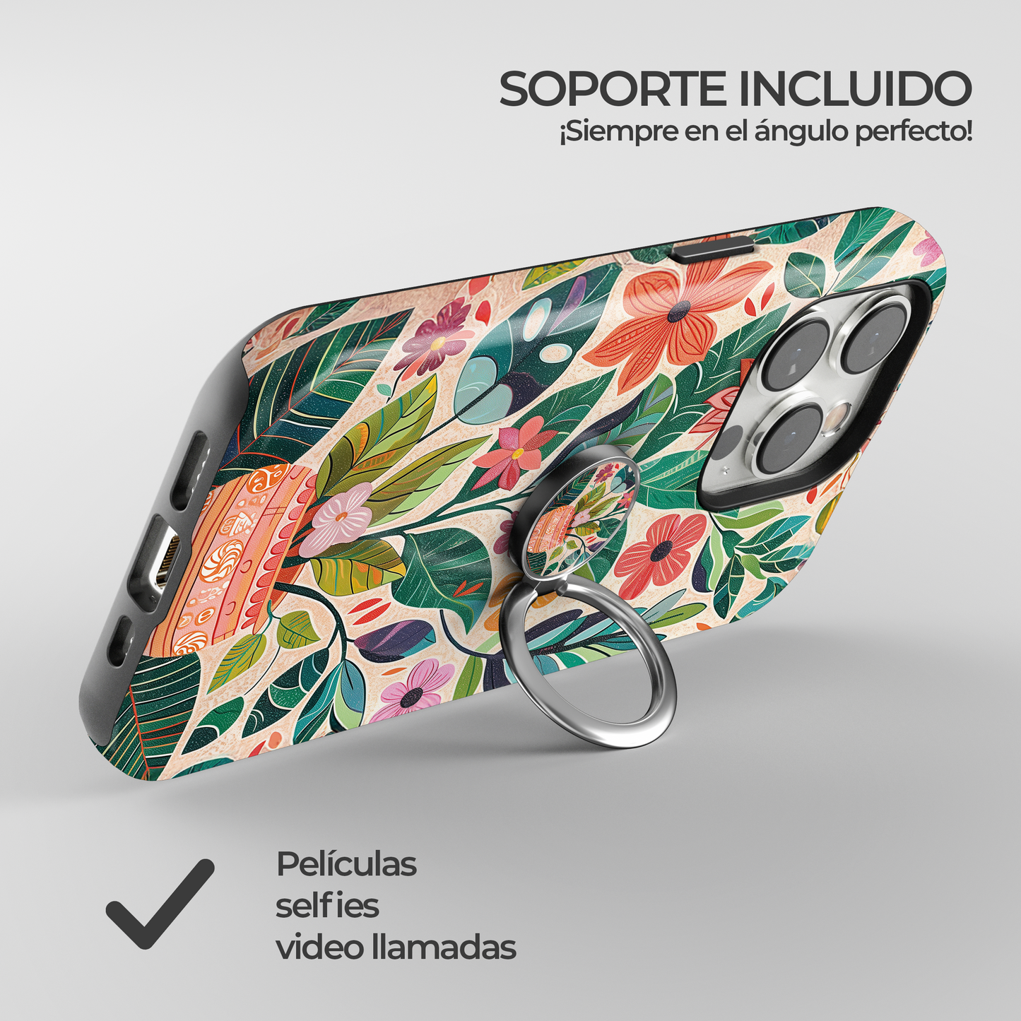 Soporte de anillo para celular Folk Garden