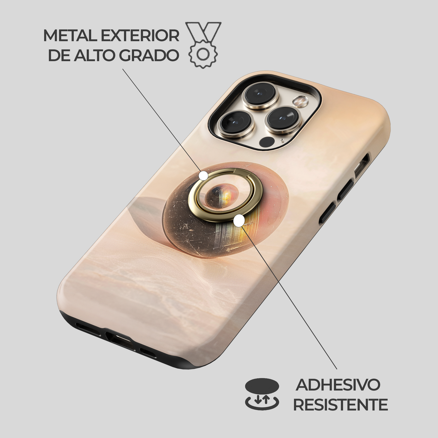 Soporte de anillo para celular Prism Orbe