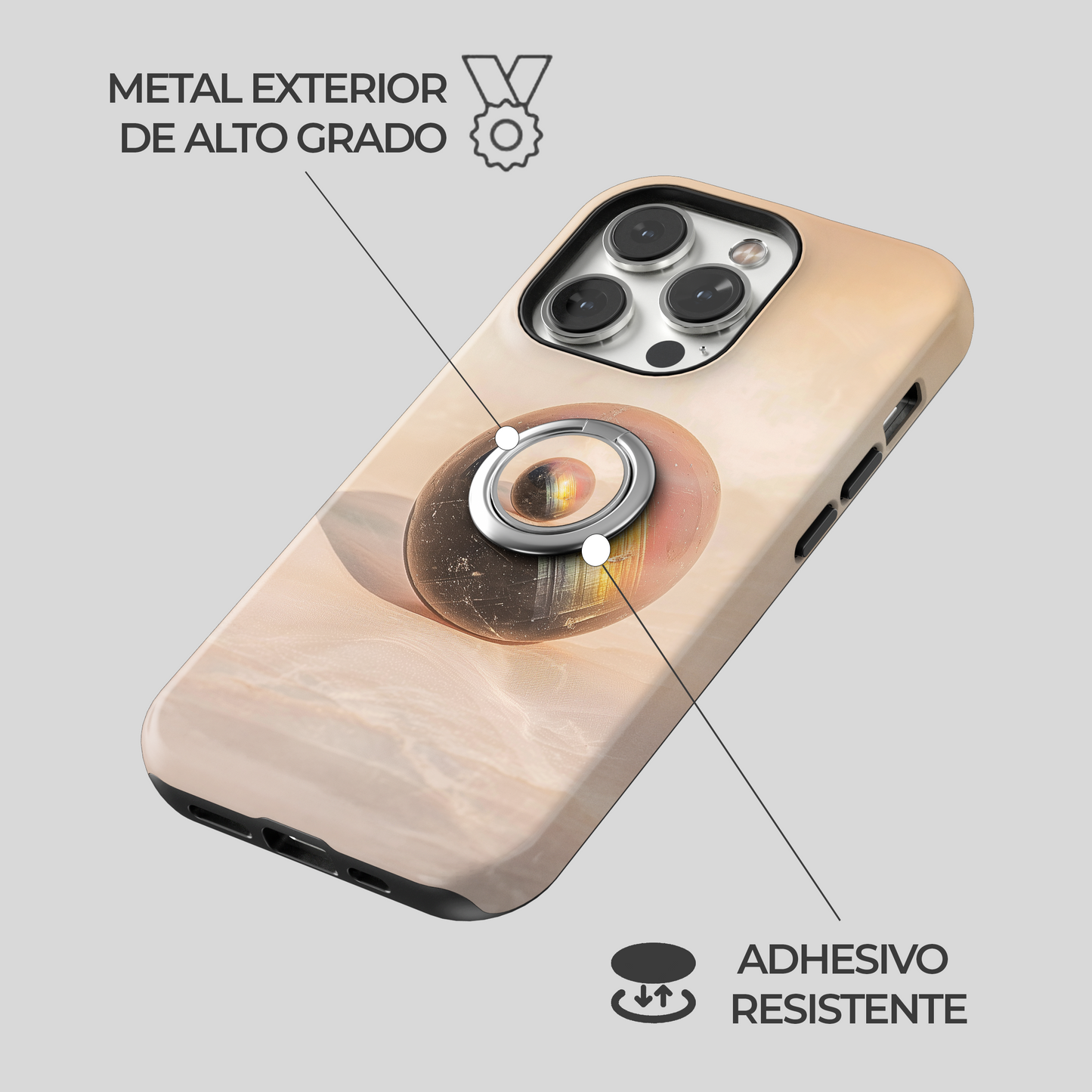 Soporte de anillo para celular Prism Orbe