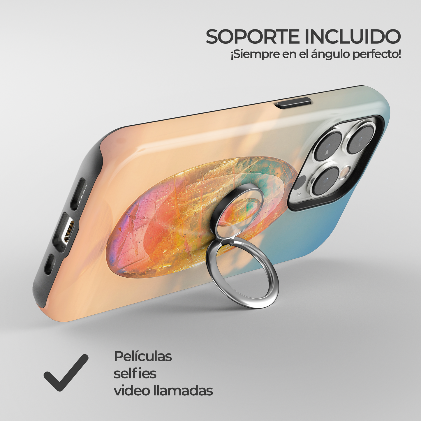Soporte de anillo para celular Cosmic Egg