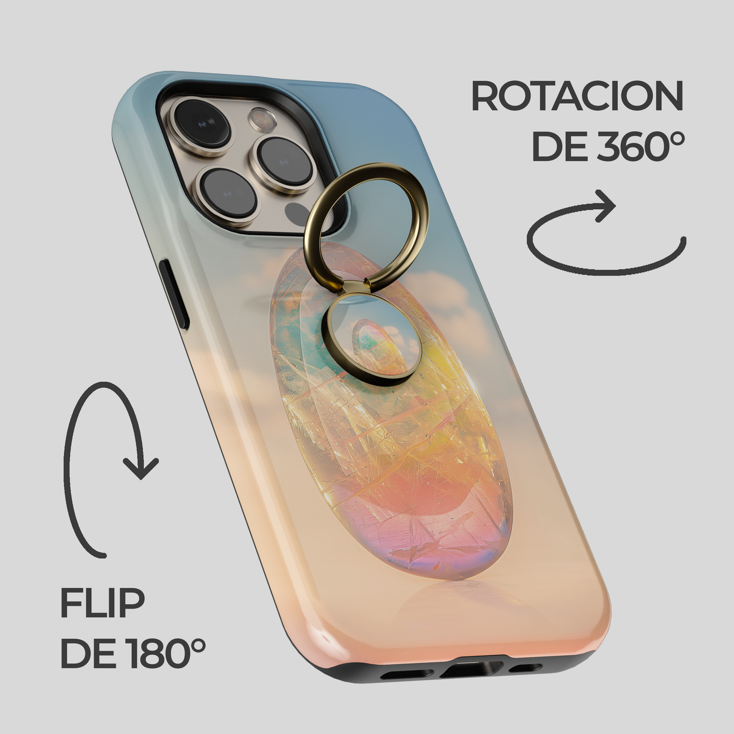 Soporte de anillo para celular Cosmic Egg