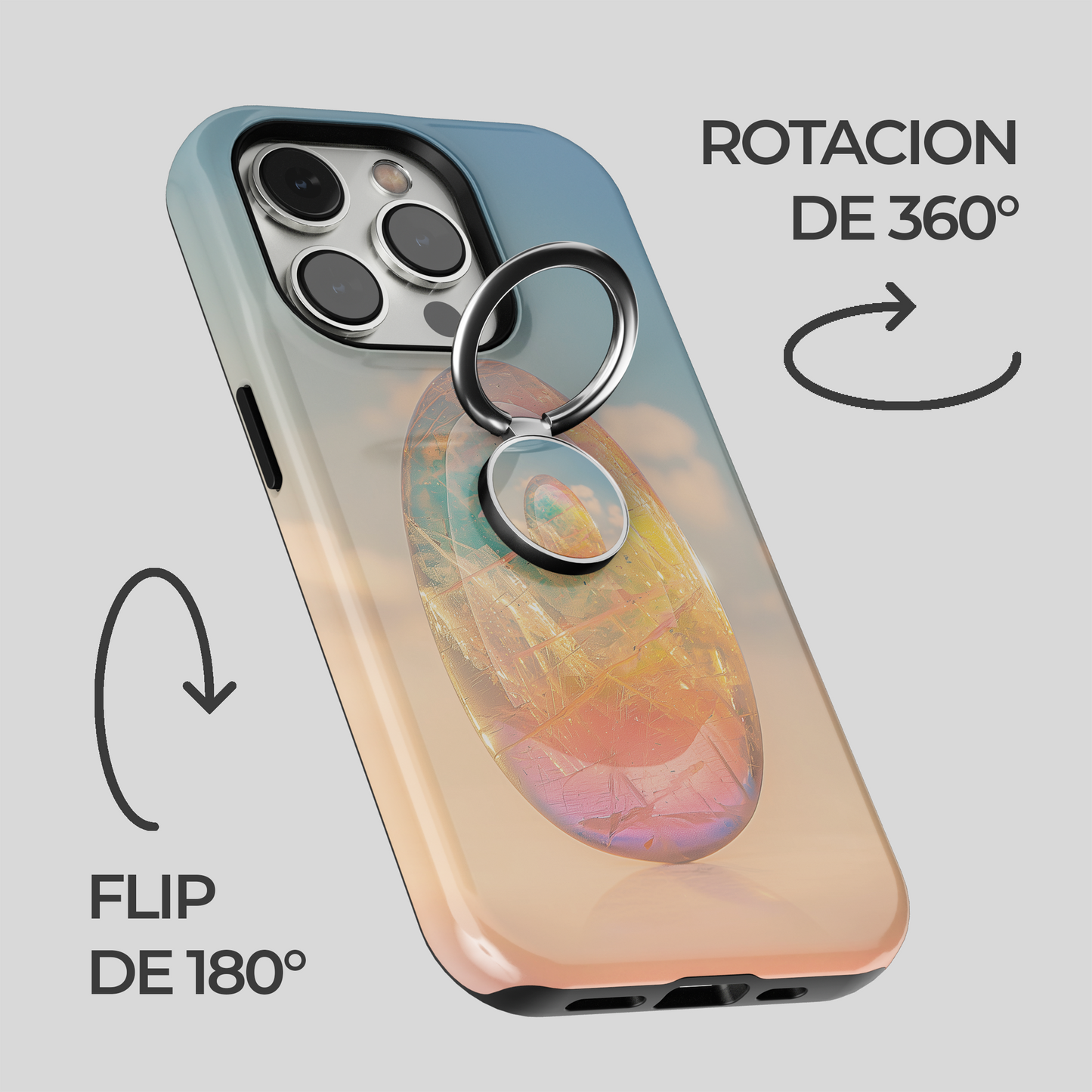 Soporte de anillo para celular Cosmic Egg
