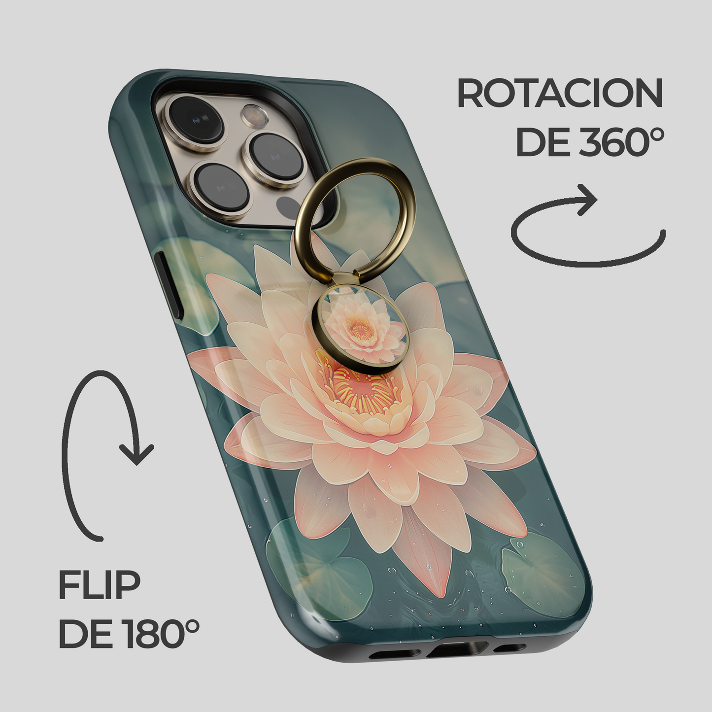 Soporte de anillo para celular Zen Bloom