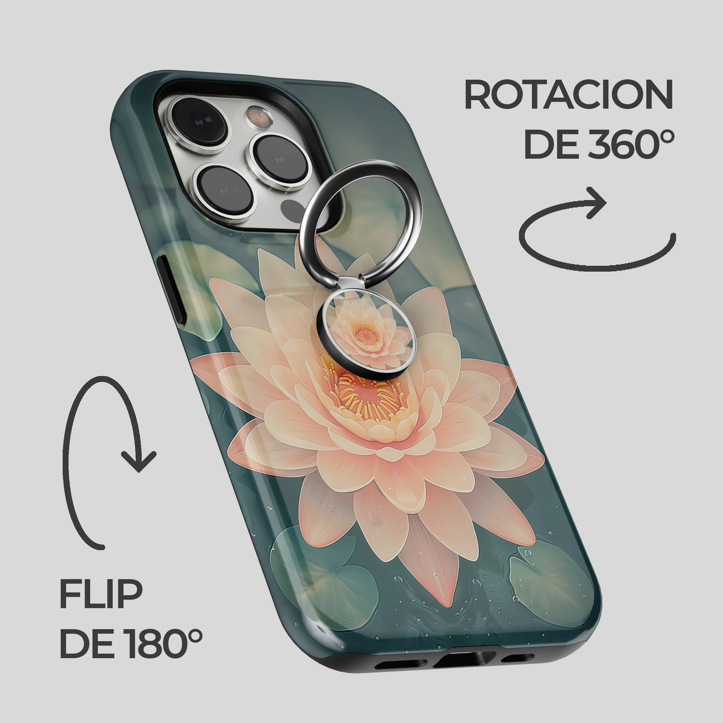 Soporte de anillo para celular Zen Bloom