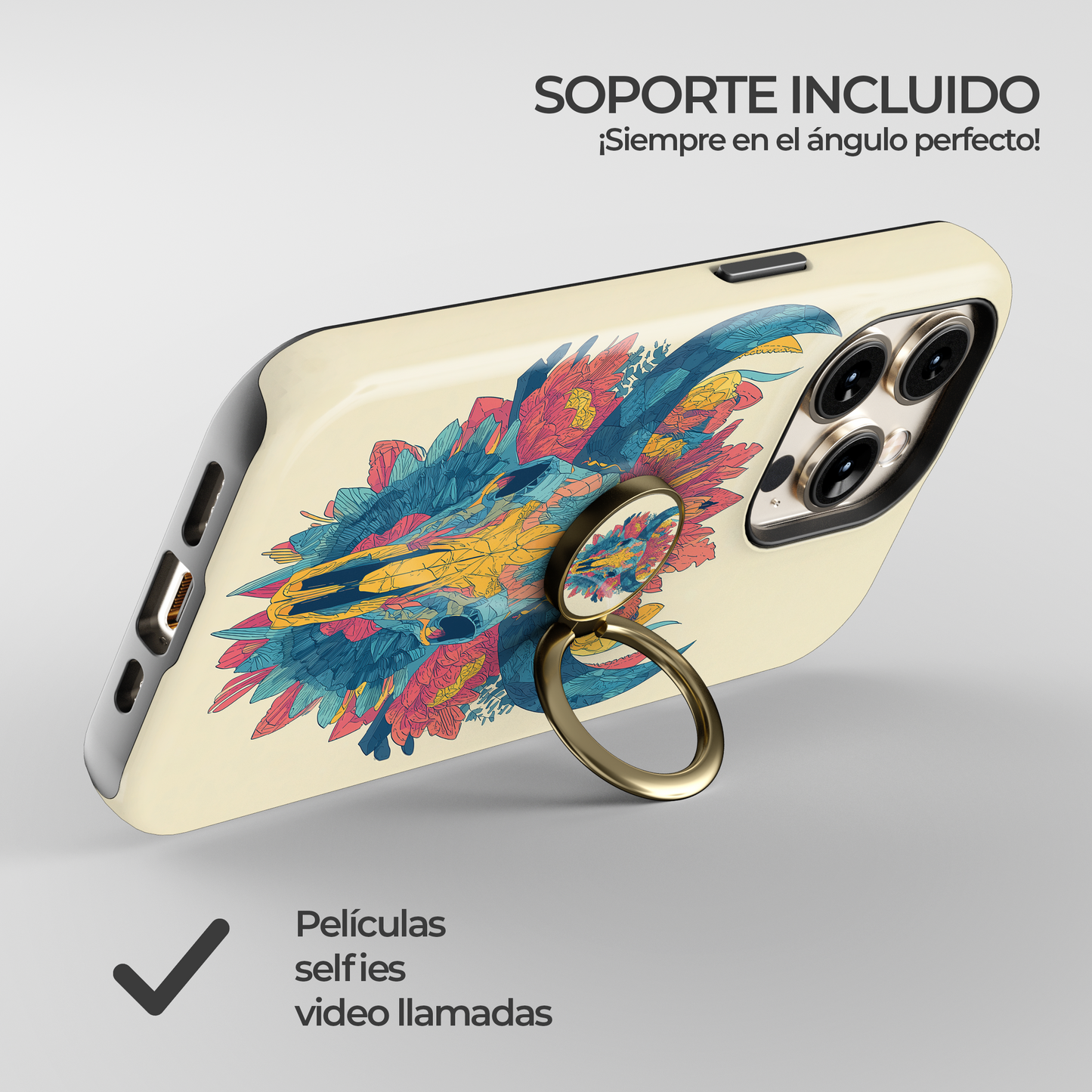 Soporte de anillo para celular Desert Bloom