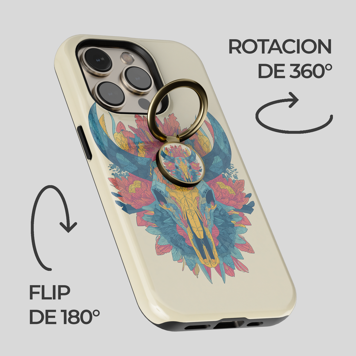 Soporte de anillo para celular Desert Bloom