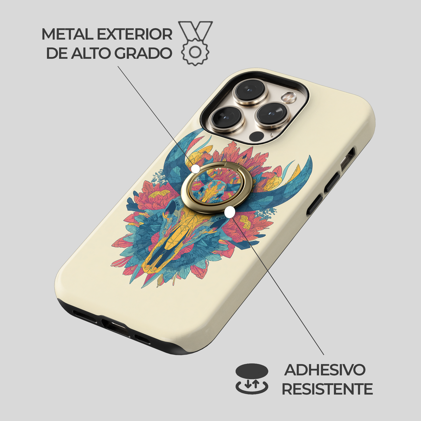 Soporte de anillo para celular Desert Bloom