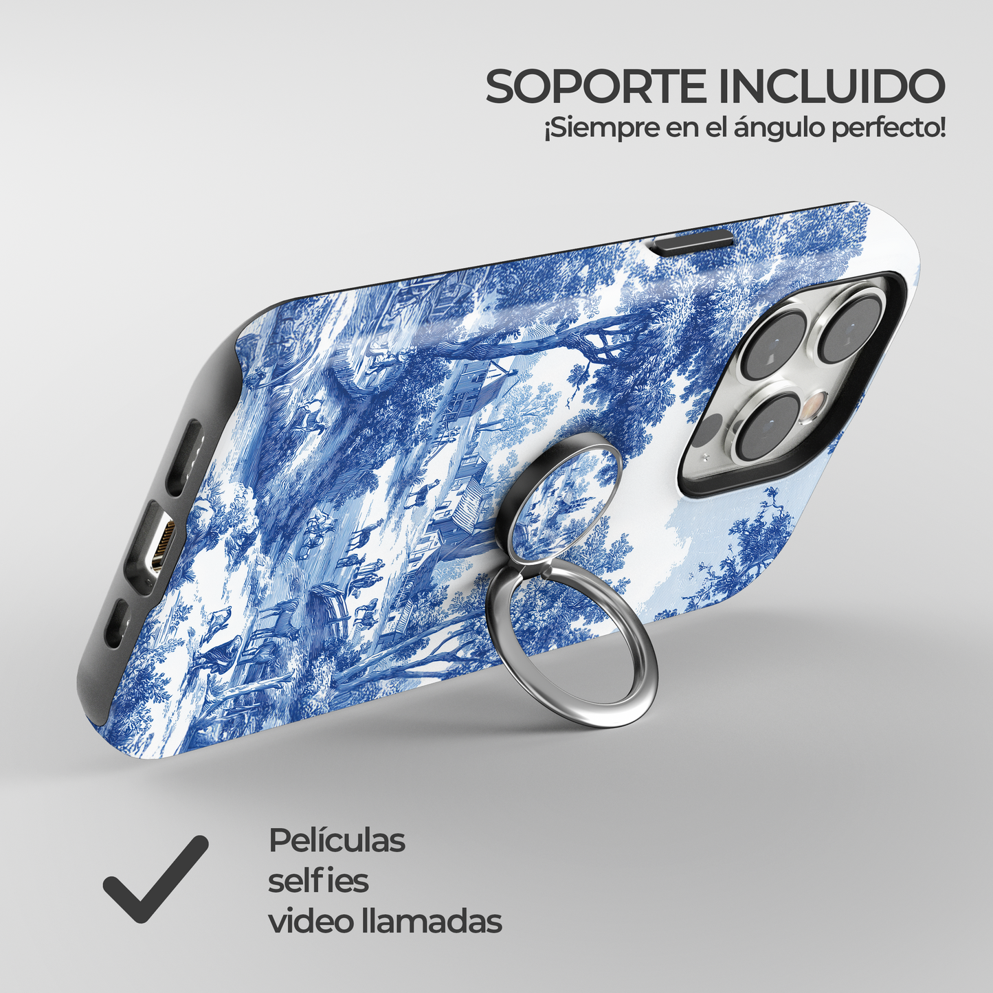 Soporte de anillo para celular Toile Chic