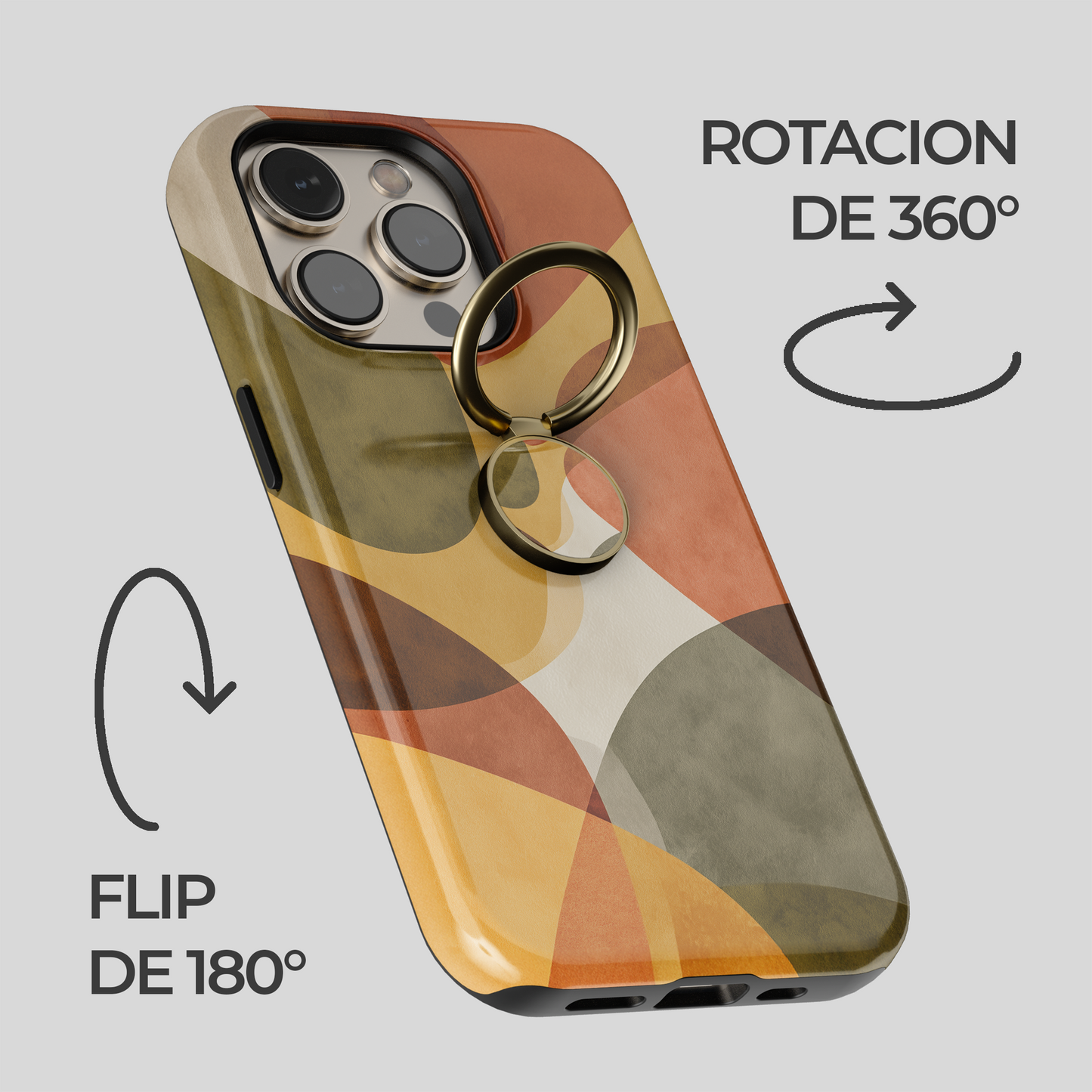 Soporte de anillo para celular Terra Flow