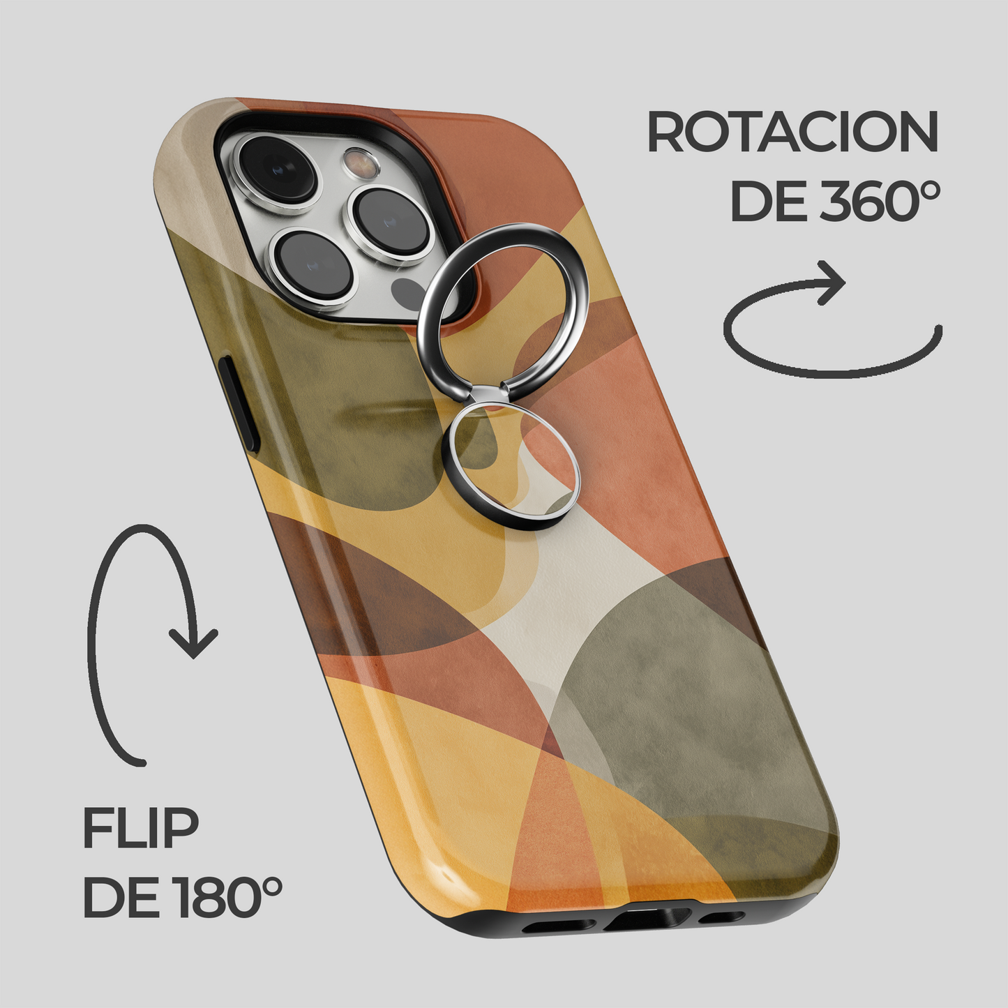 Soporte de anillo para celular Terra Flow