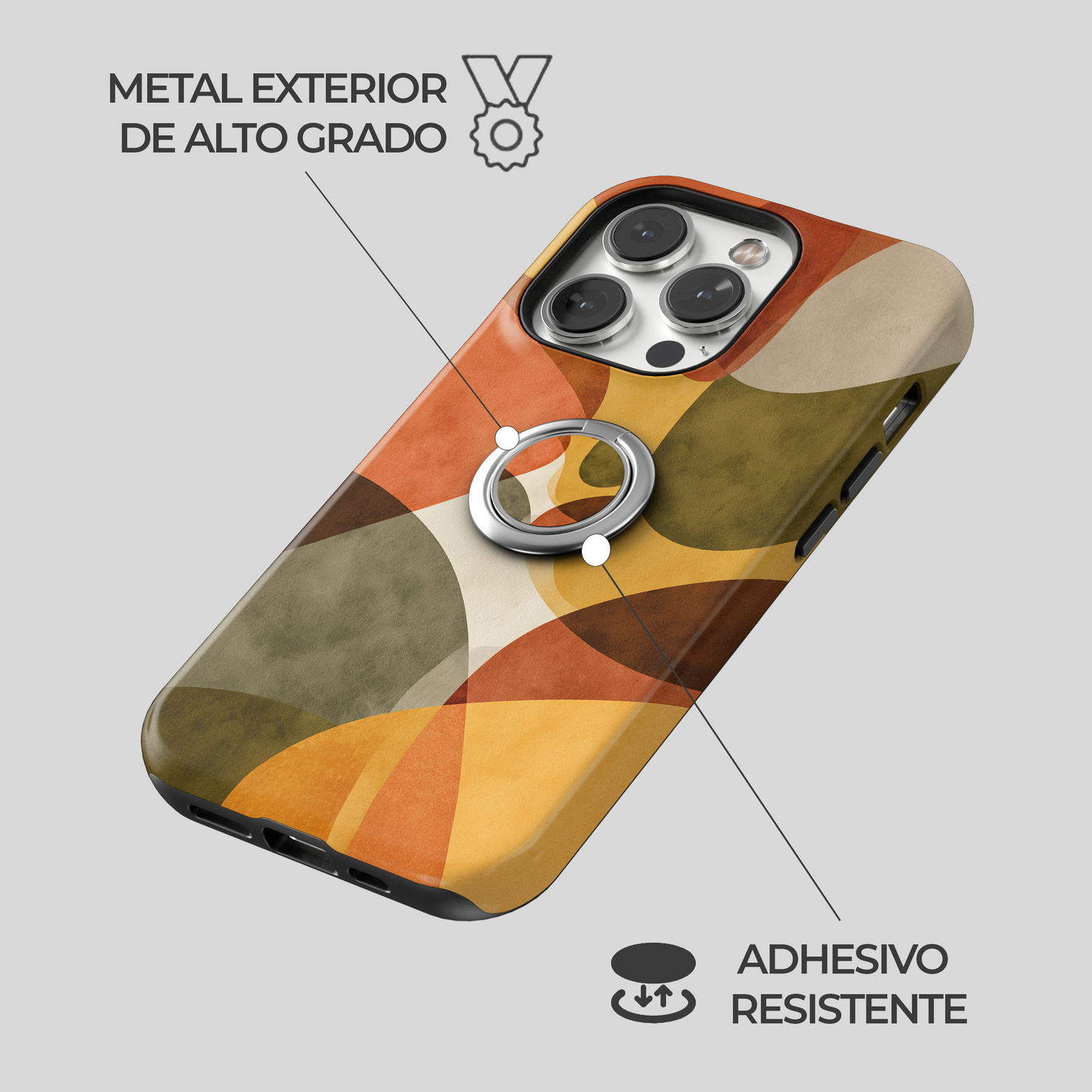 Soporte de anillo para celular Terra Flow