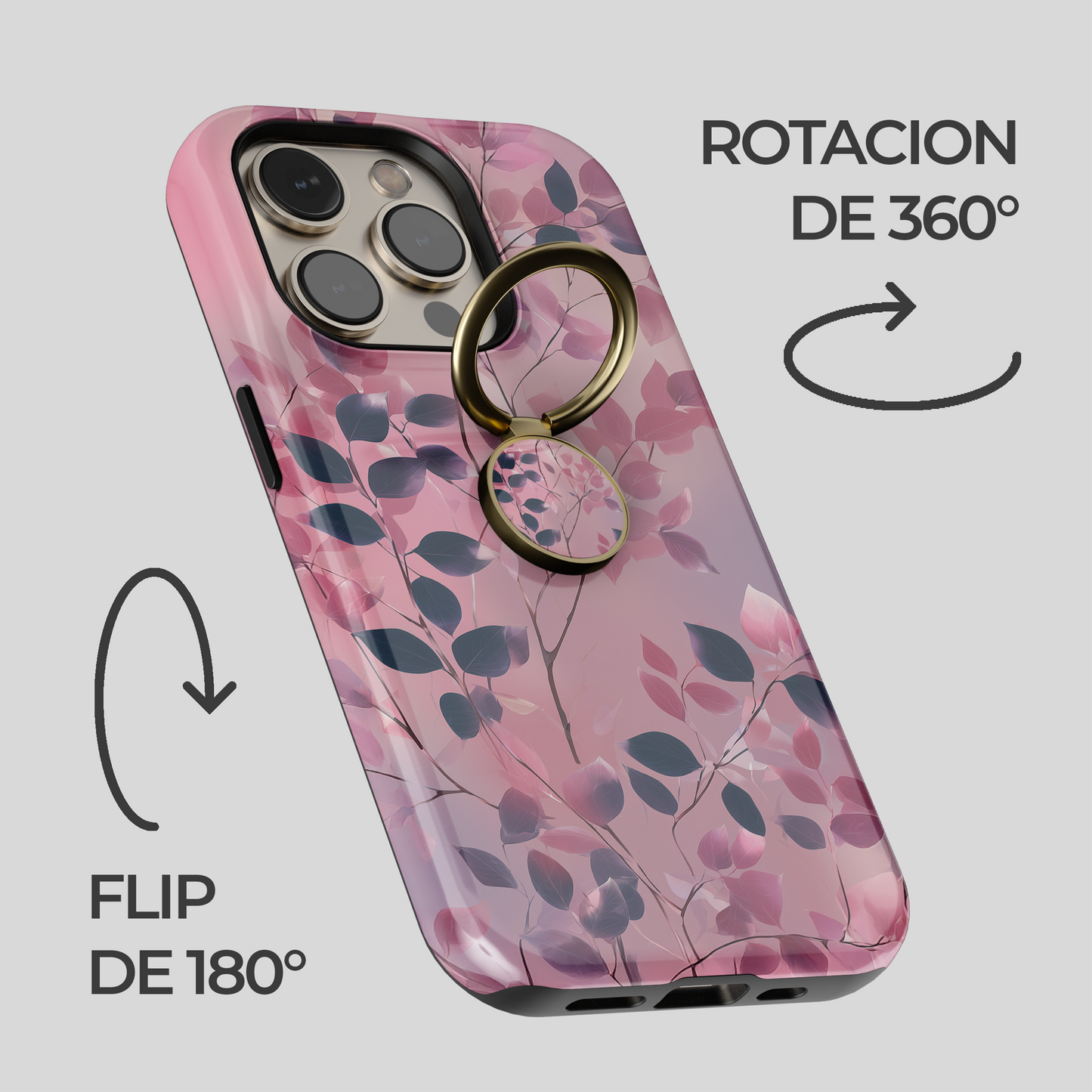 Soporte de anillo para celular Ethereal Bloom