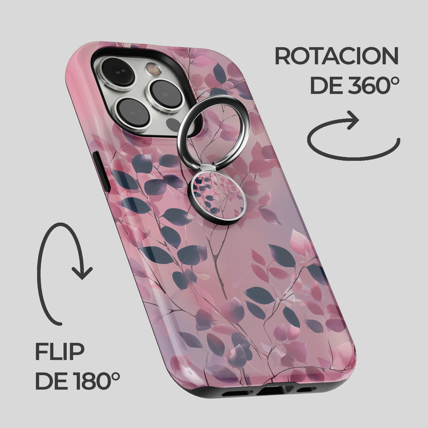 Soporte de anillo para celular Ethereal Bloom