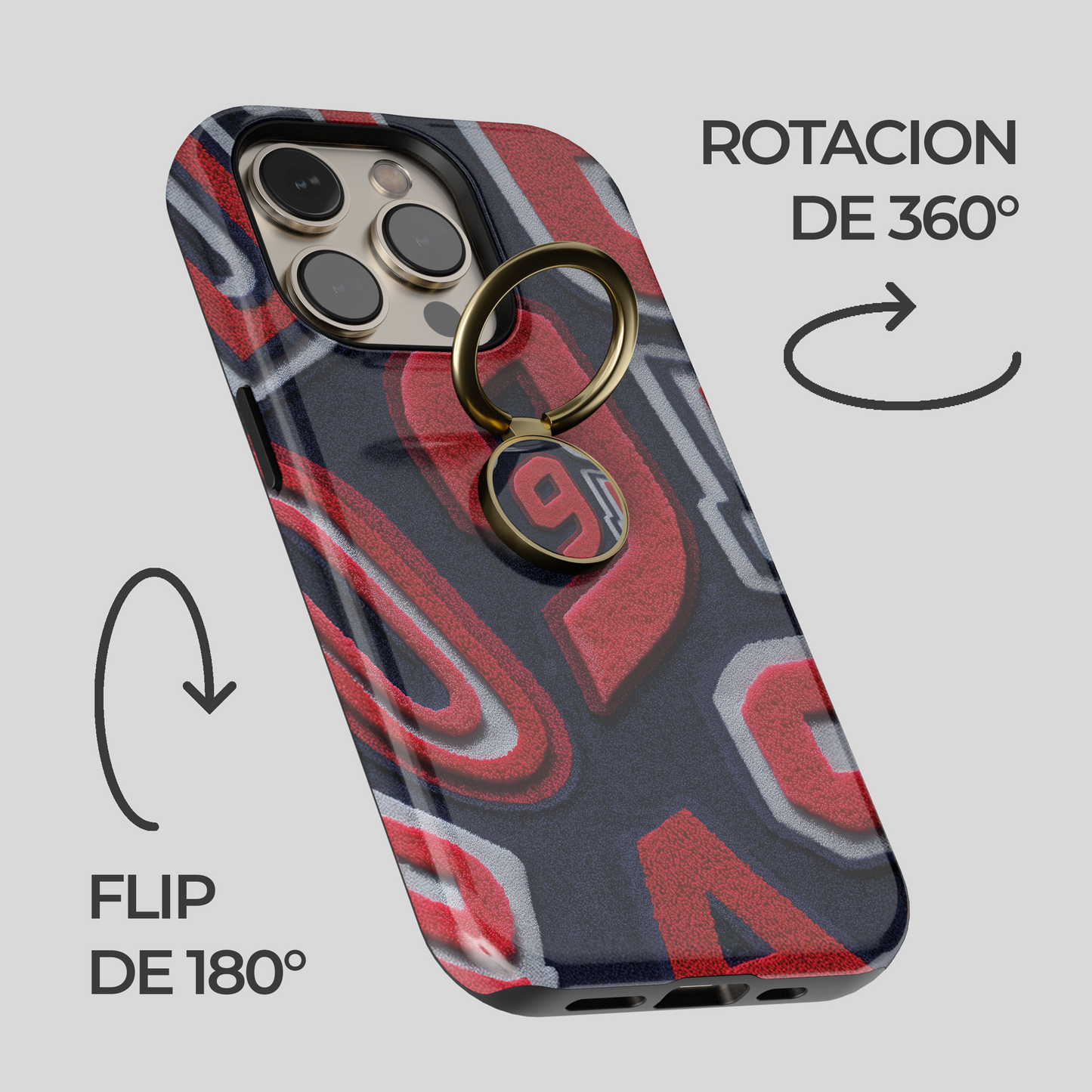 Soporte de anillo para celular Varsity Pop