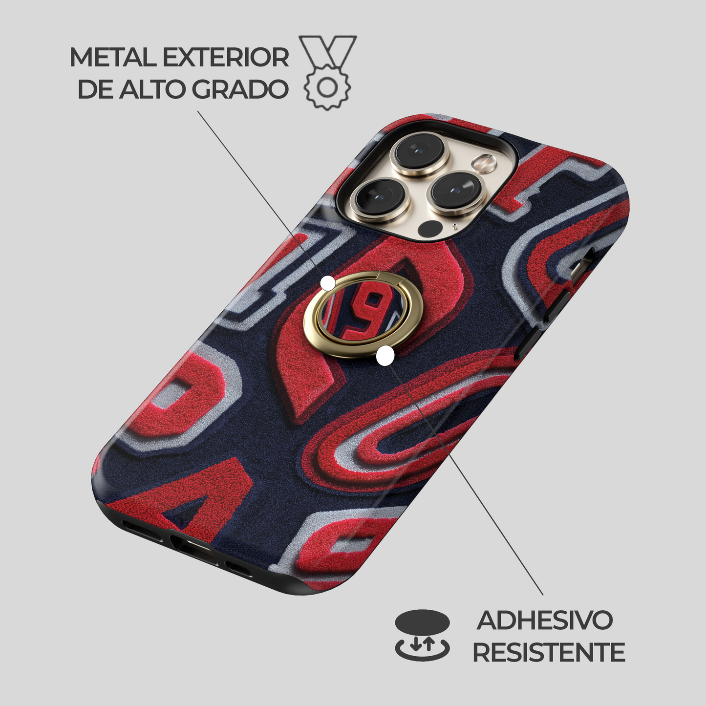 Soporte de anillo para celular Varsity Pop