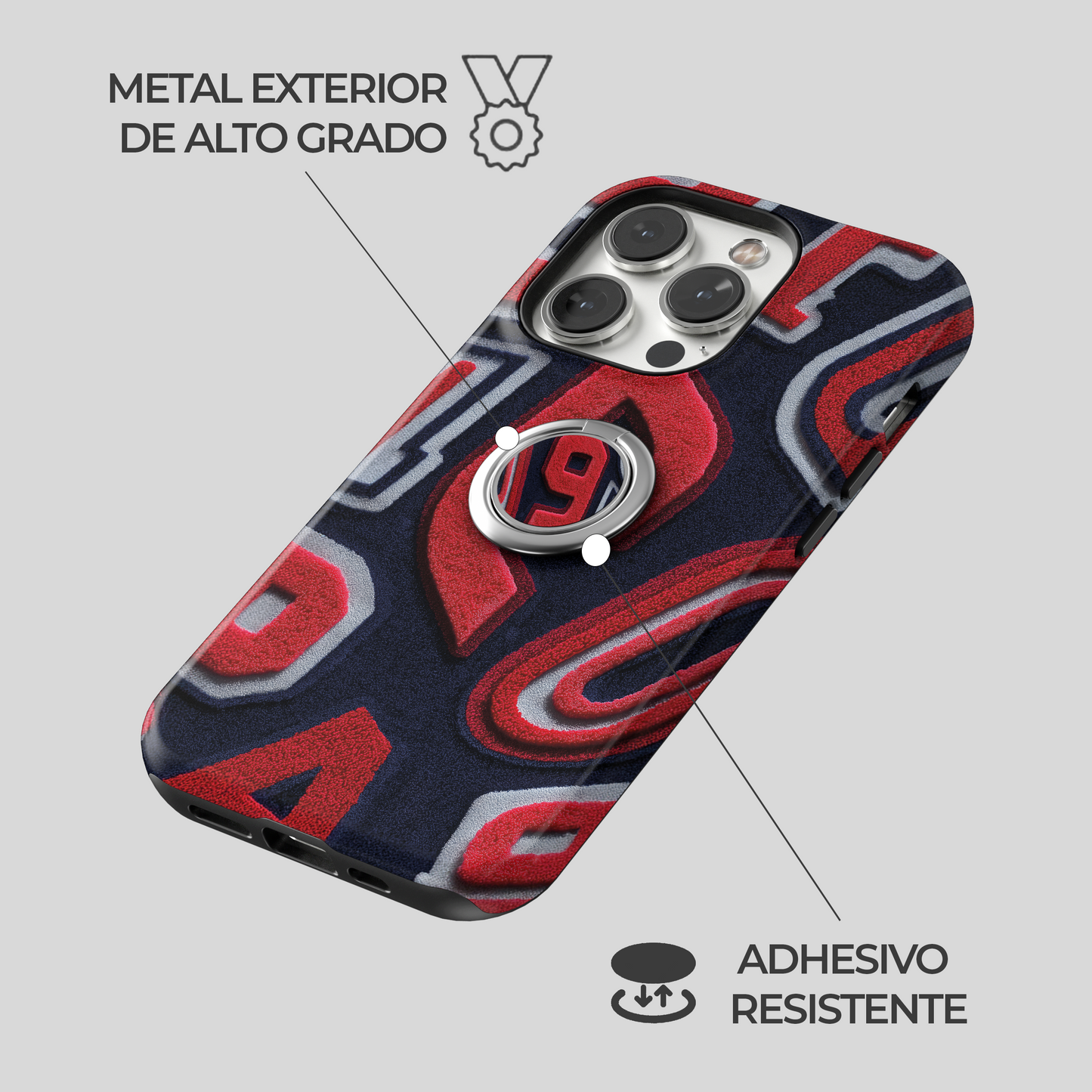 Soporte de anillo para celular Varsity Pop