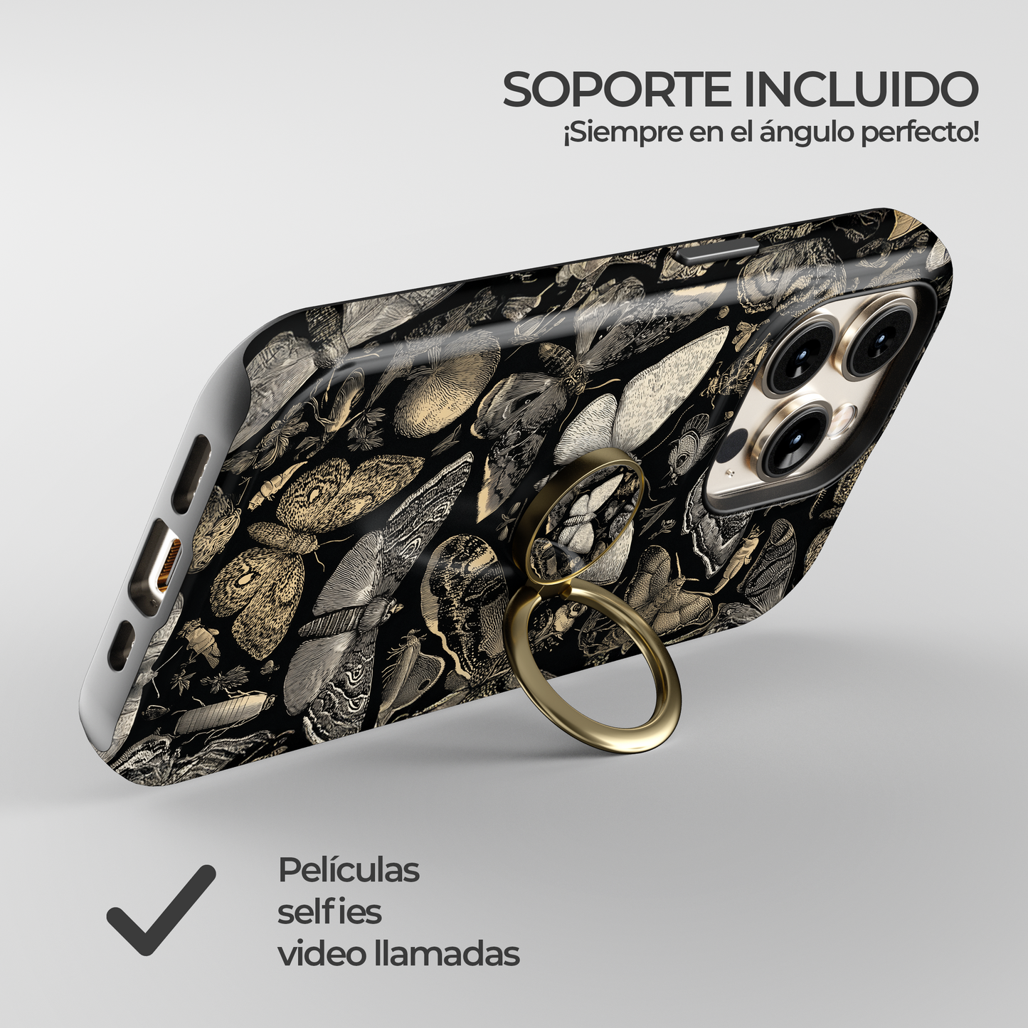 Soporte de anillo para celular Cabinet Moth