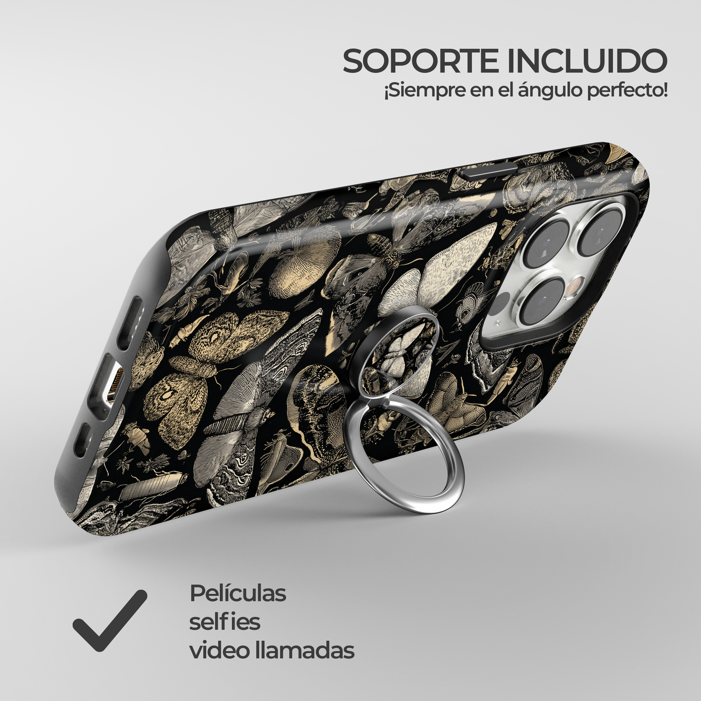 Soporte de anillo para celular Cabinet Moth