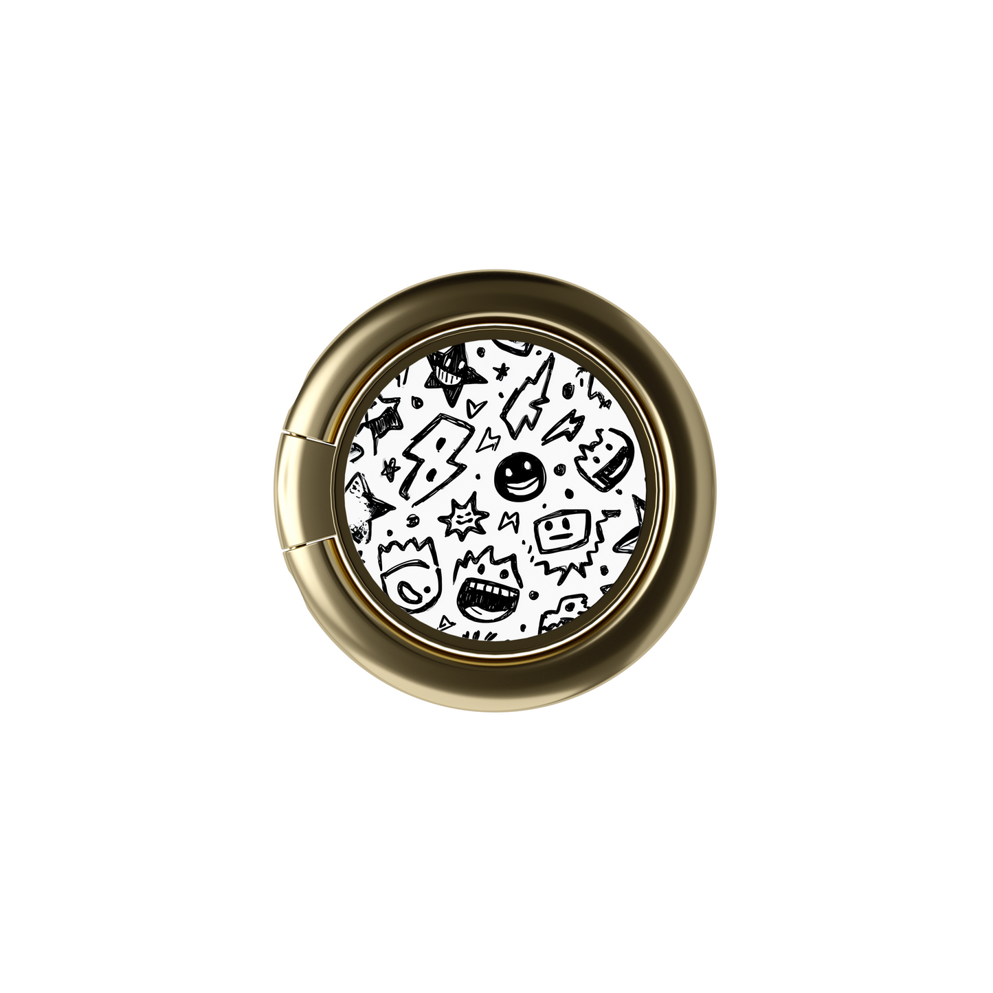 Soporte de anillo para celular Doodle Chaos