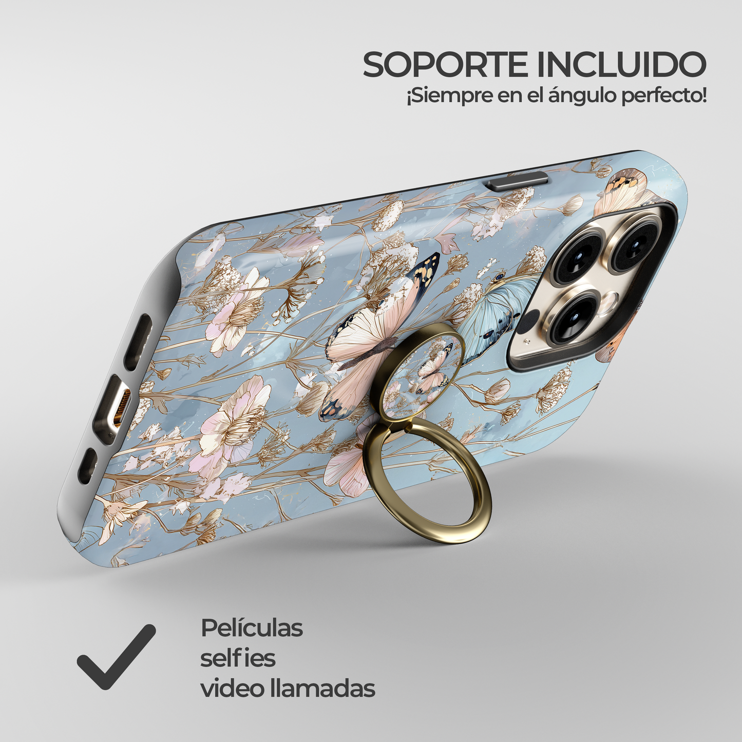 Soporte de anillo para celular Ethereal Flight