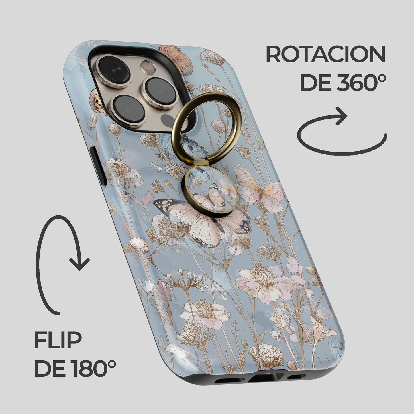 Soporte de anillo para celular Ethereal Flight