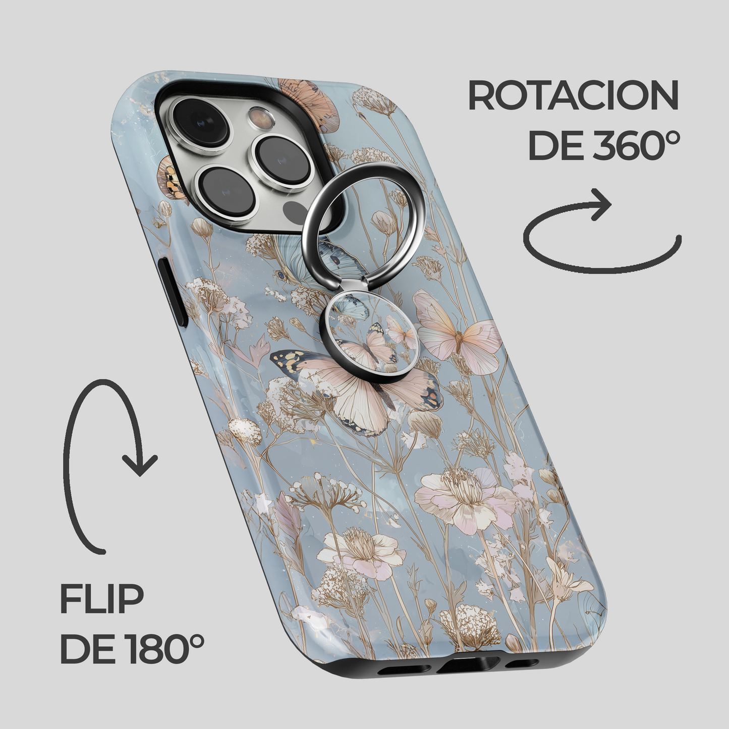 Soporte de anillo para celular Ethereal Flight