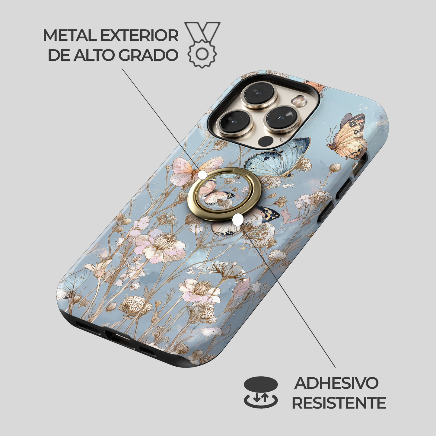 Soporte de anillo para celular Ethereal Flight