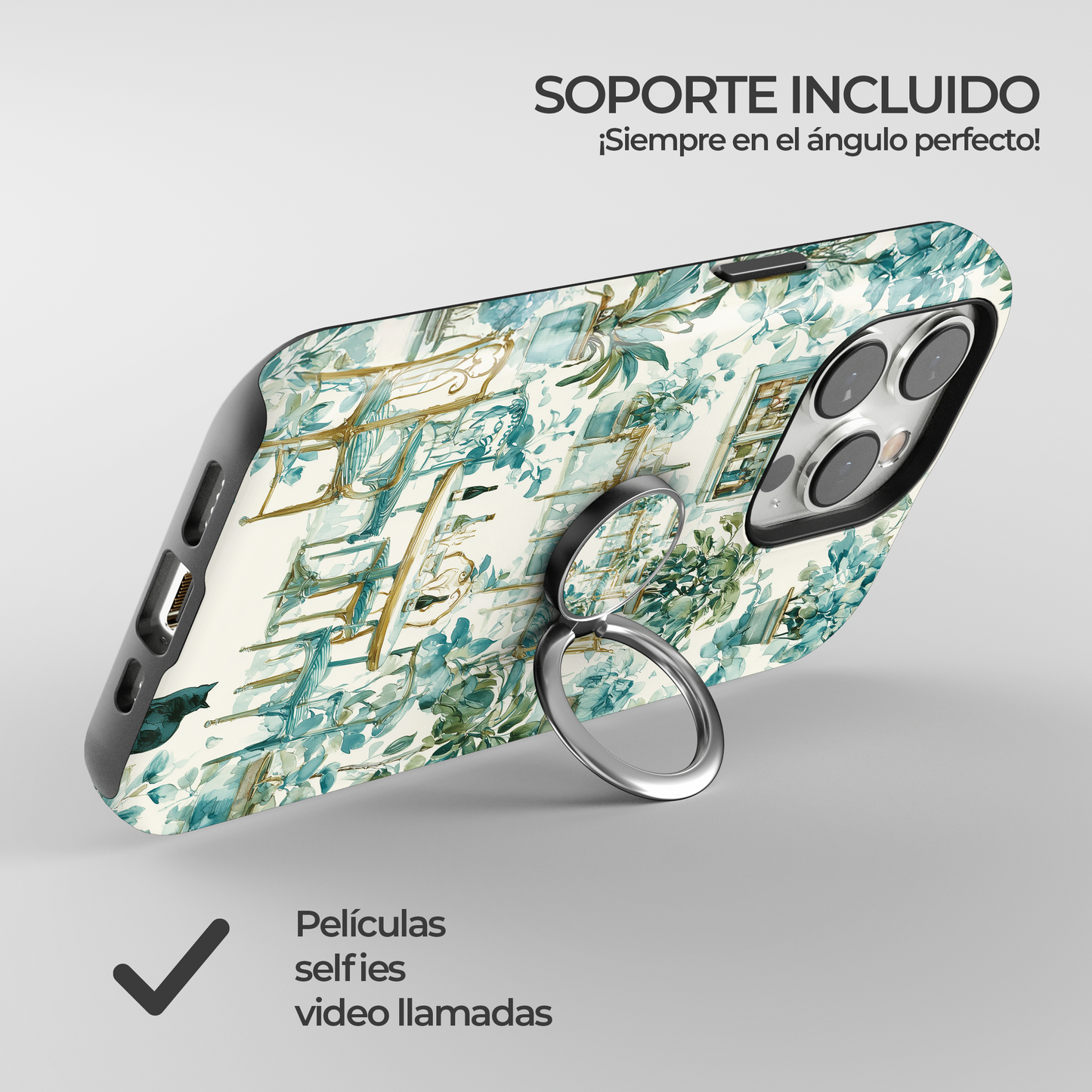 Soporte de anillo para celular Secret Garden