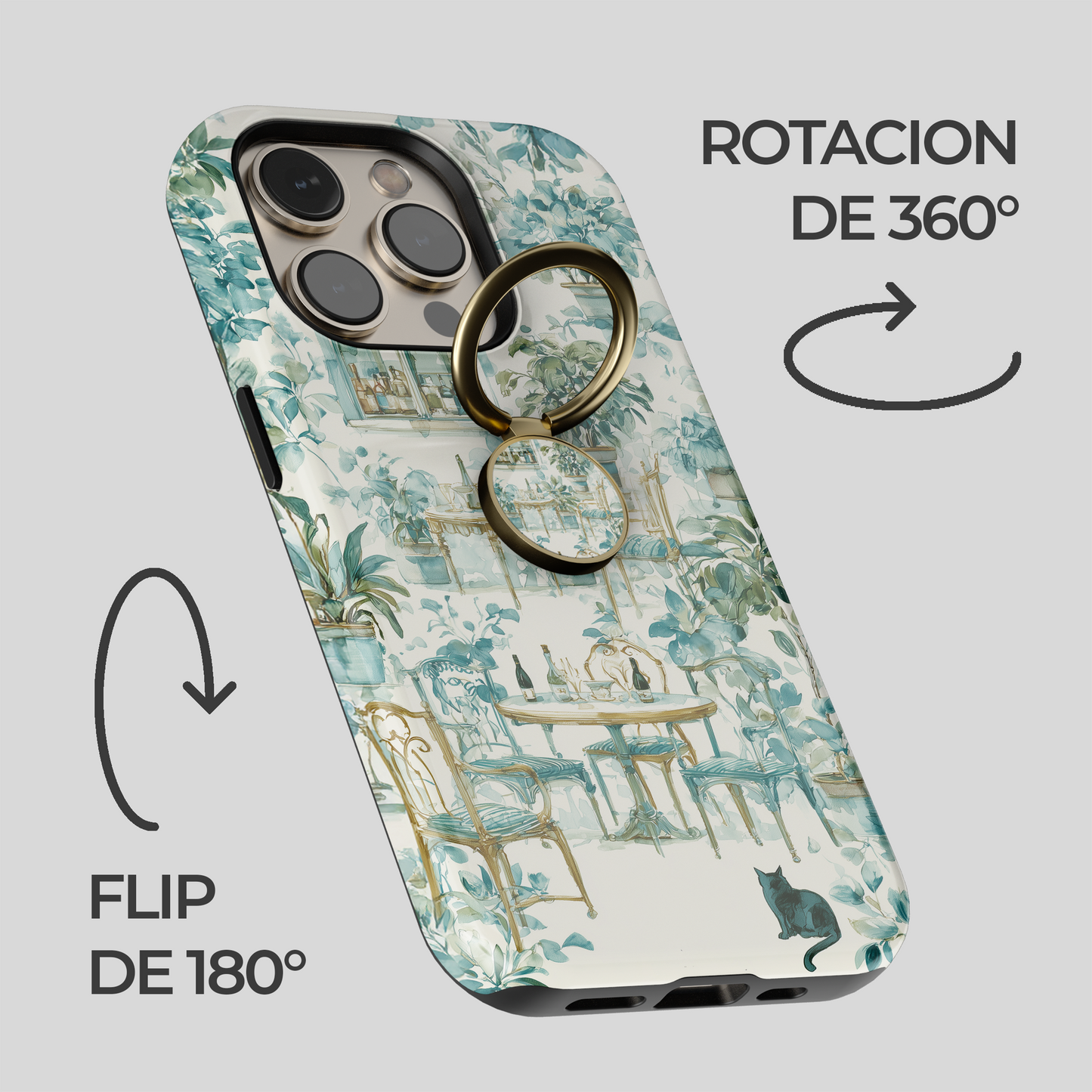 Soporte de anillo para celular Secret Garden