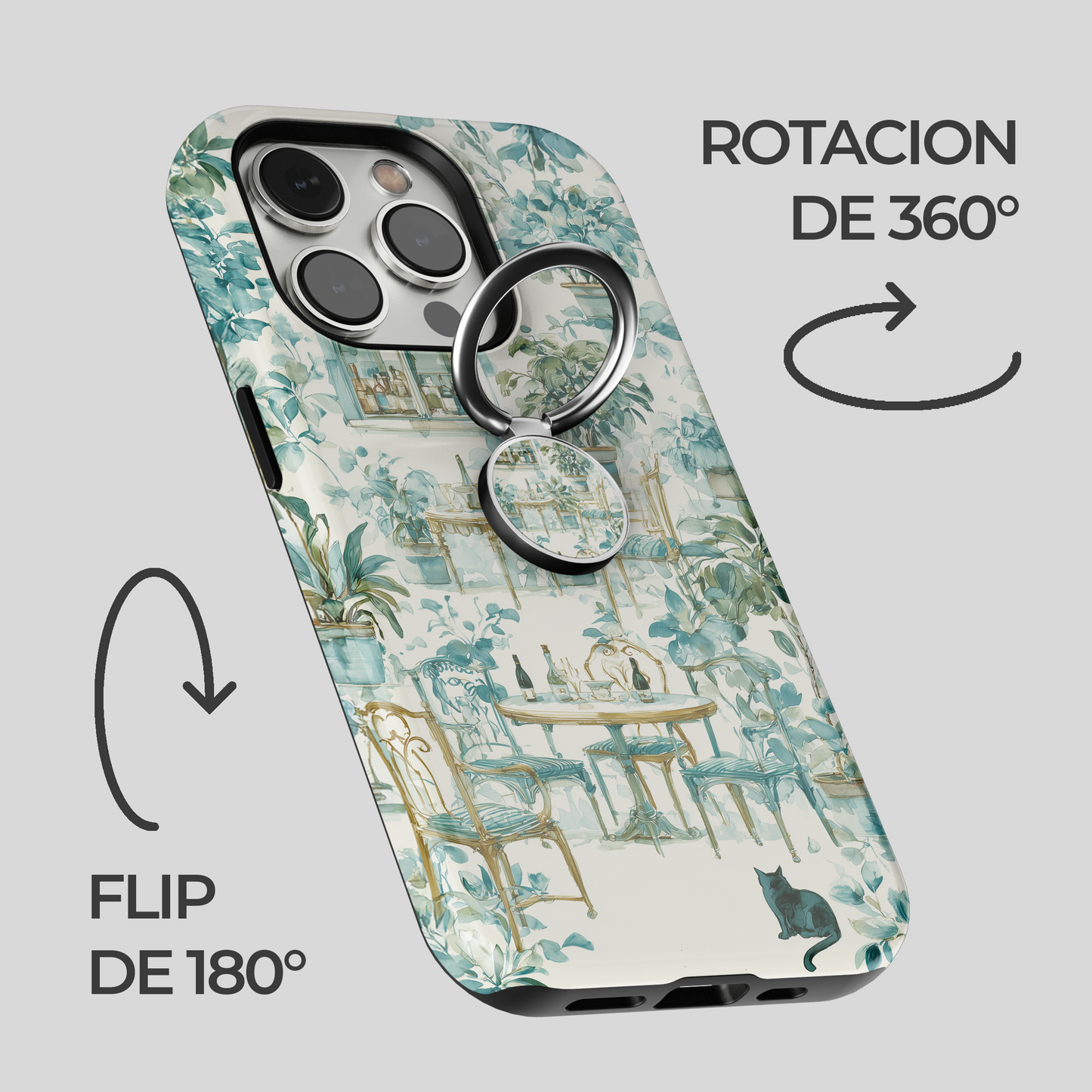 Soporte de anillo para celular Secret Garden