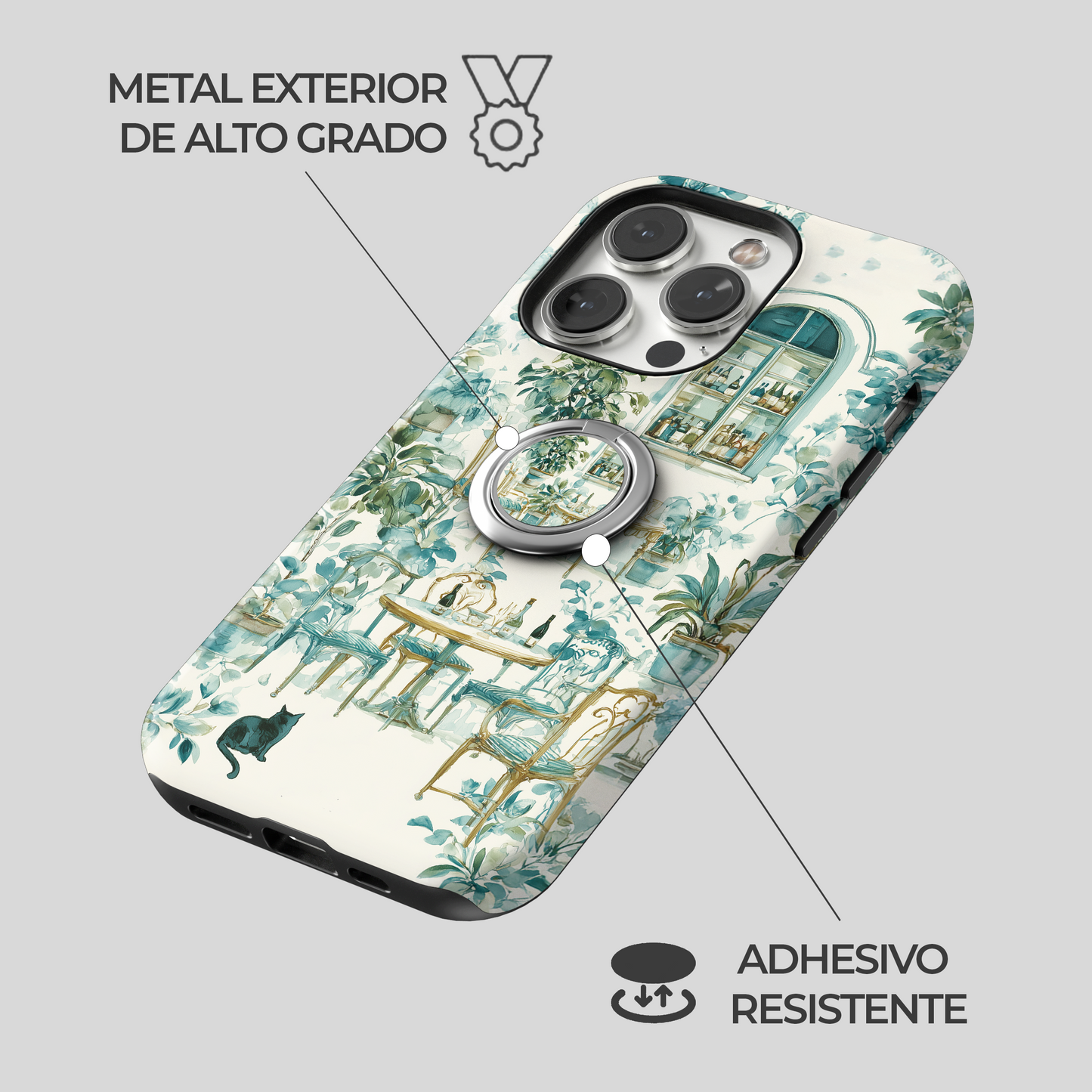 Soporte de anillo para celular Secret Garden