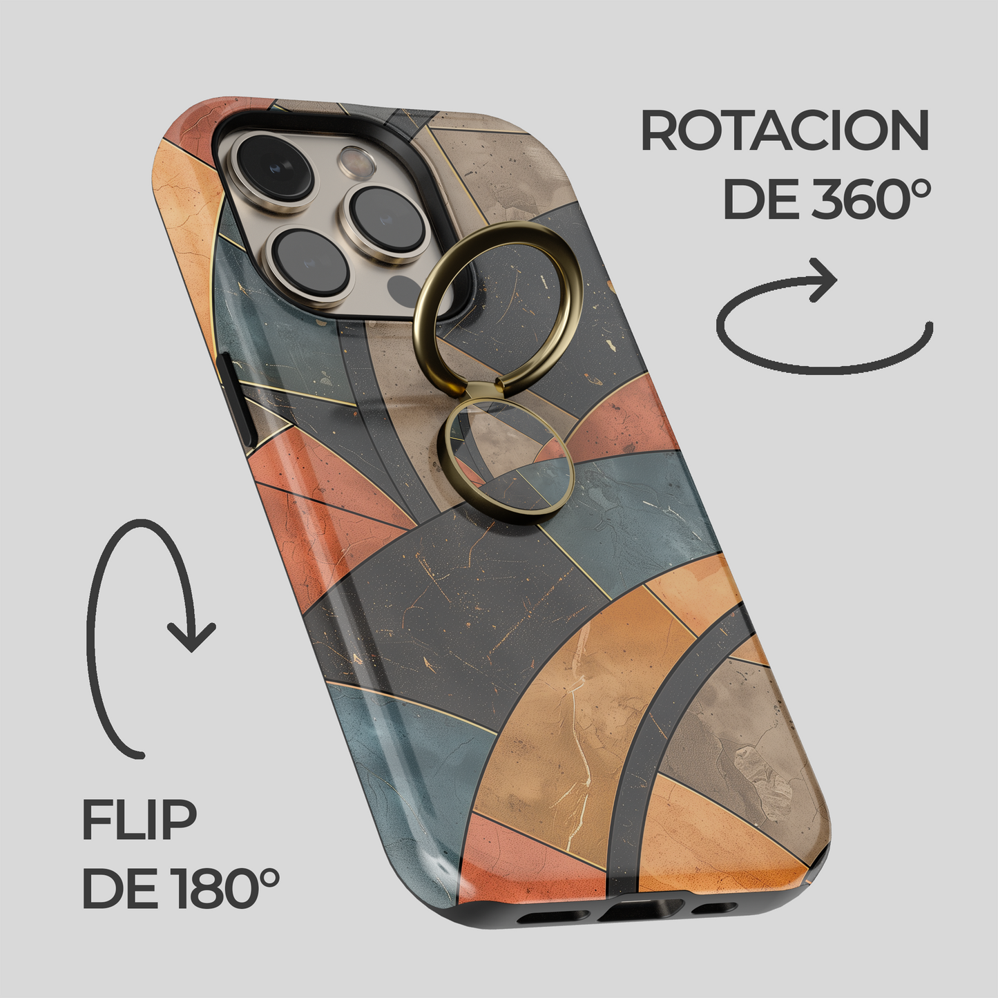 Soporte de anillo para celular Deco Arch