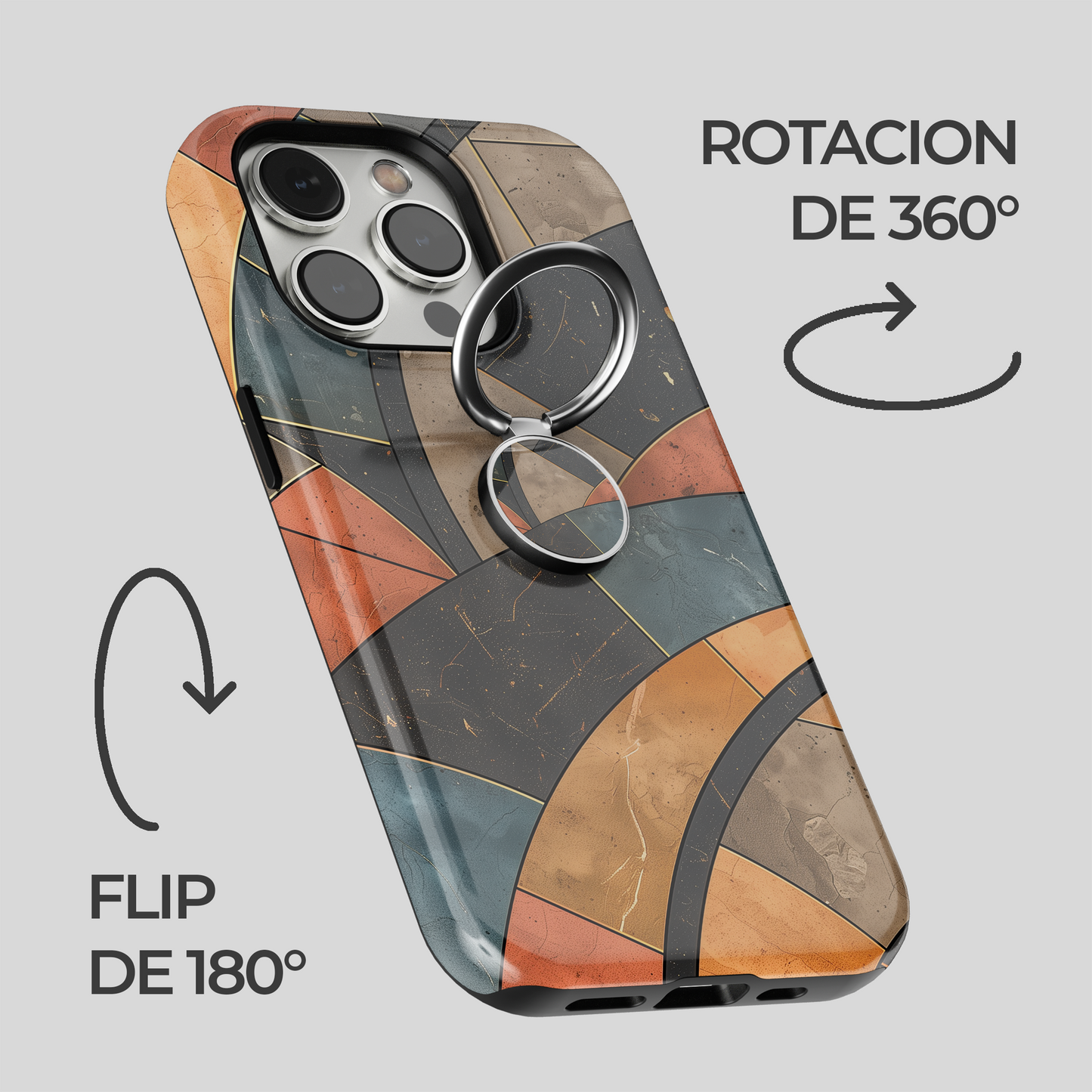 Soporte de anillo para celular Deco Arch