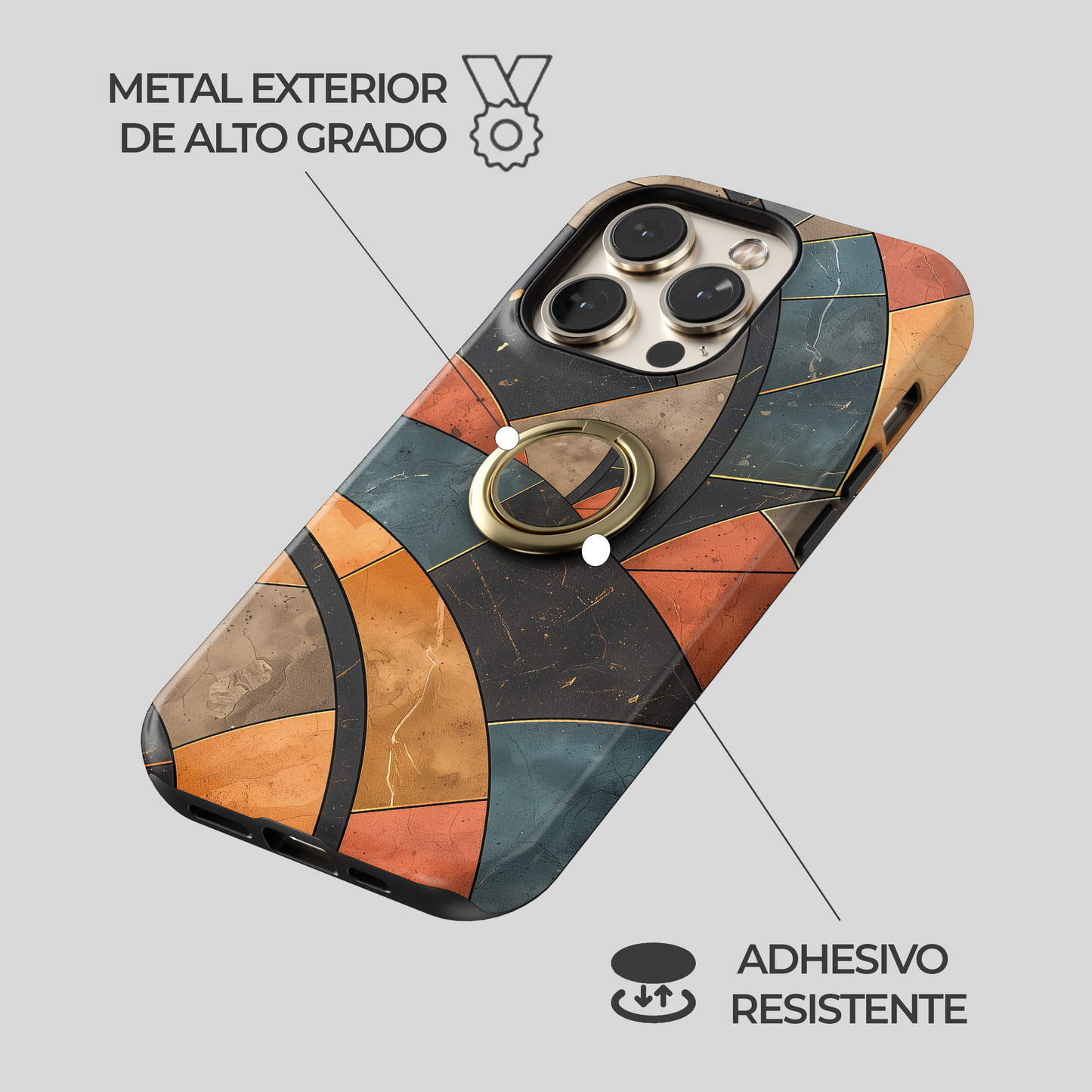 Soporte de anillo para celular Deco Arch