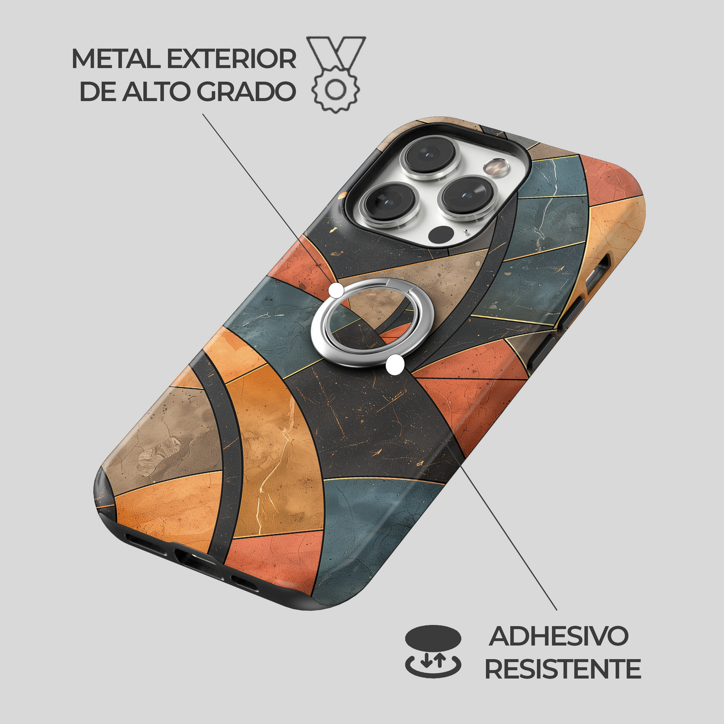 Soporte de anillo para celular Deco Arch