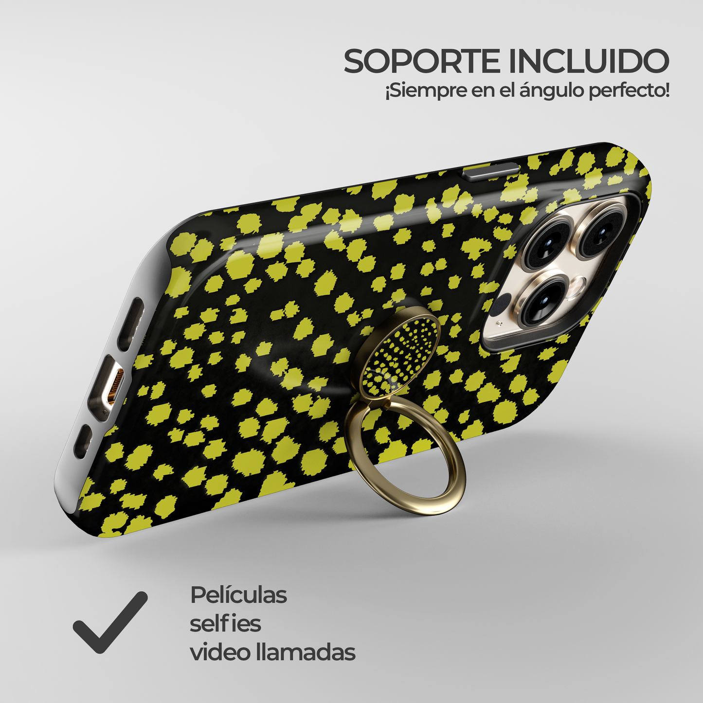 Soporte de anillo para celular Eclipse Solar