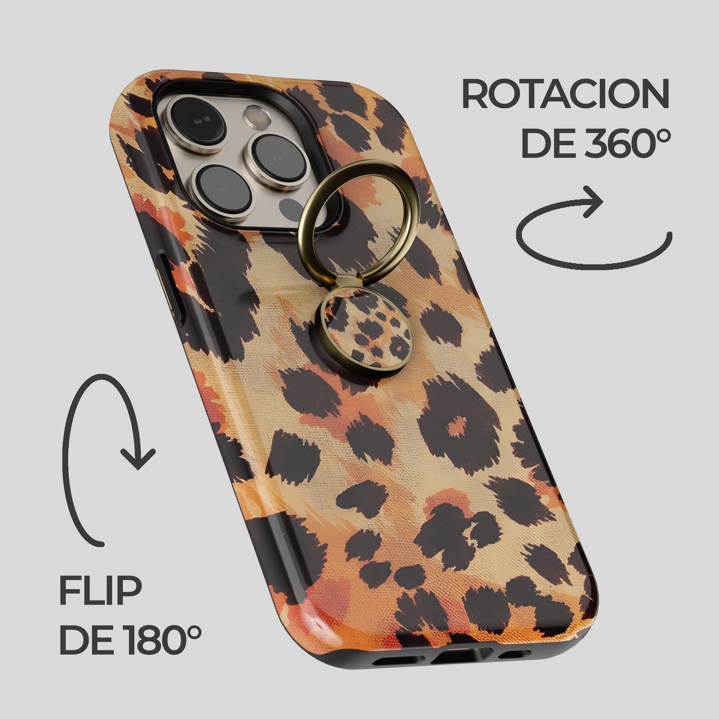 Soporte de anillo para celular Salvaje Chic