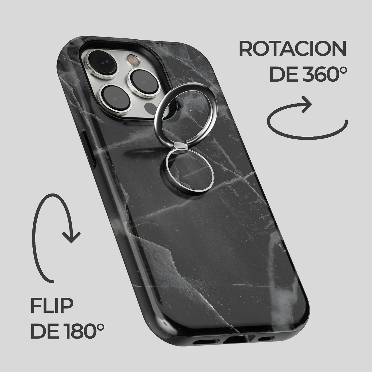 Soporte de anillo para celular Skyward Monochrome