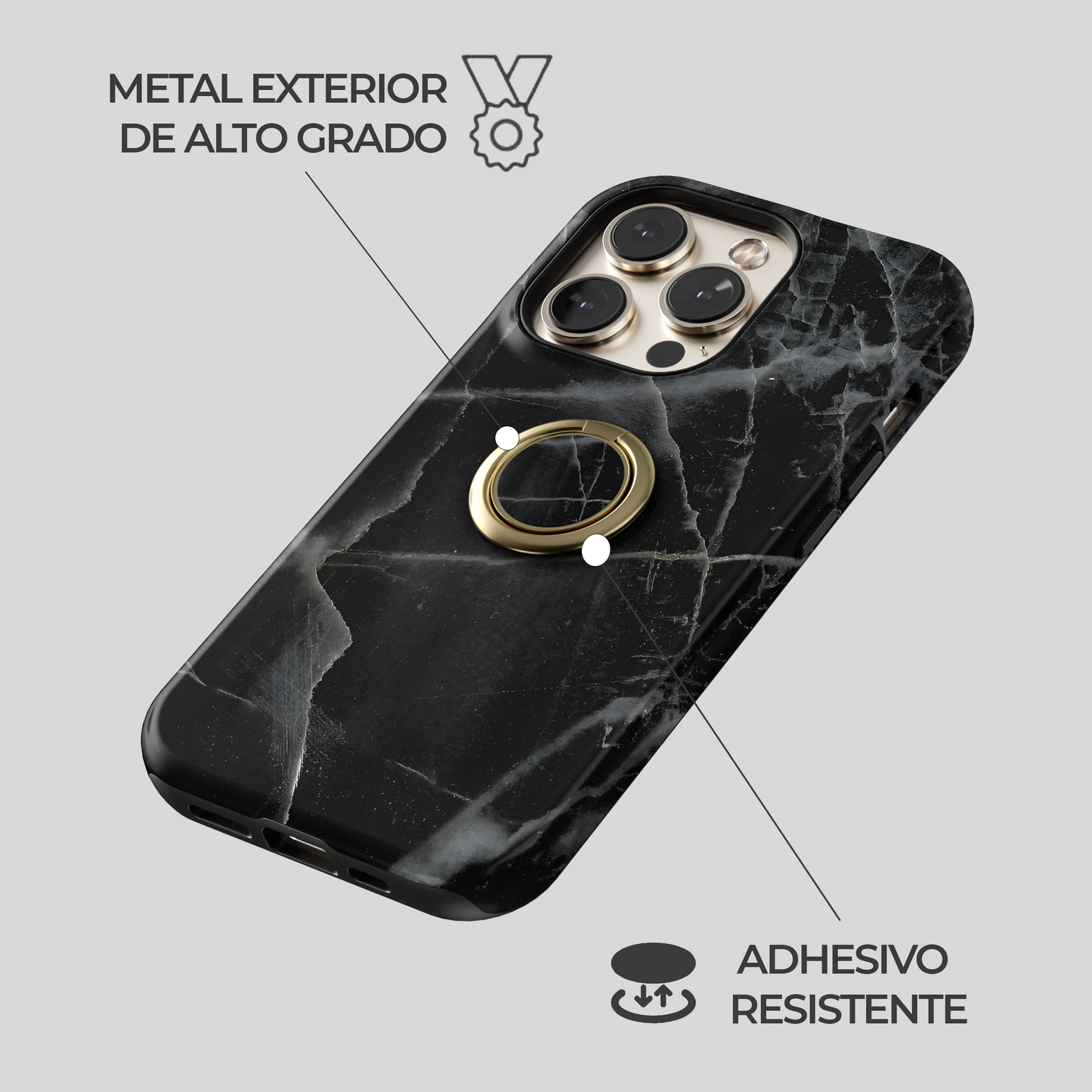 Soporte de anillo para celular Skyward Monochrome