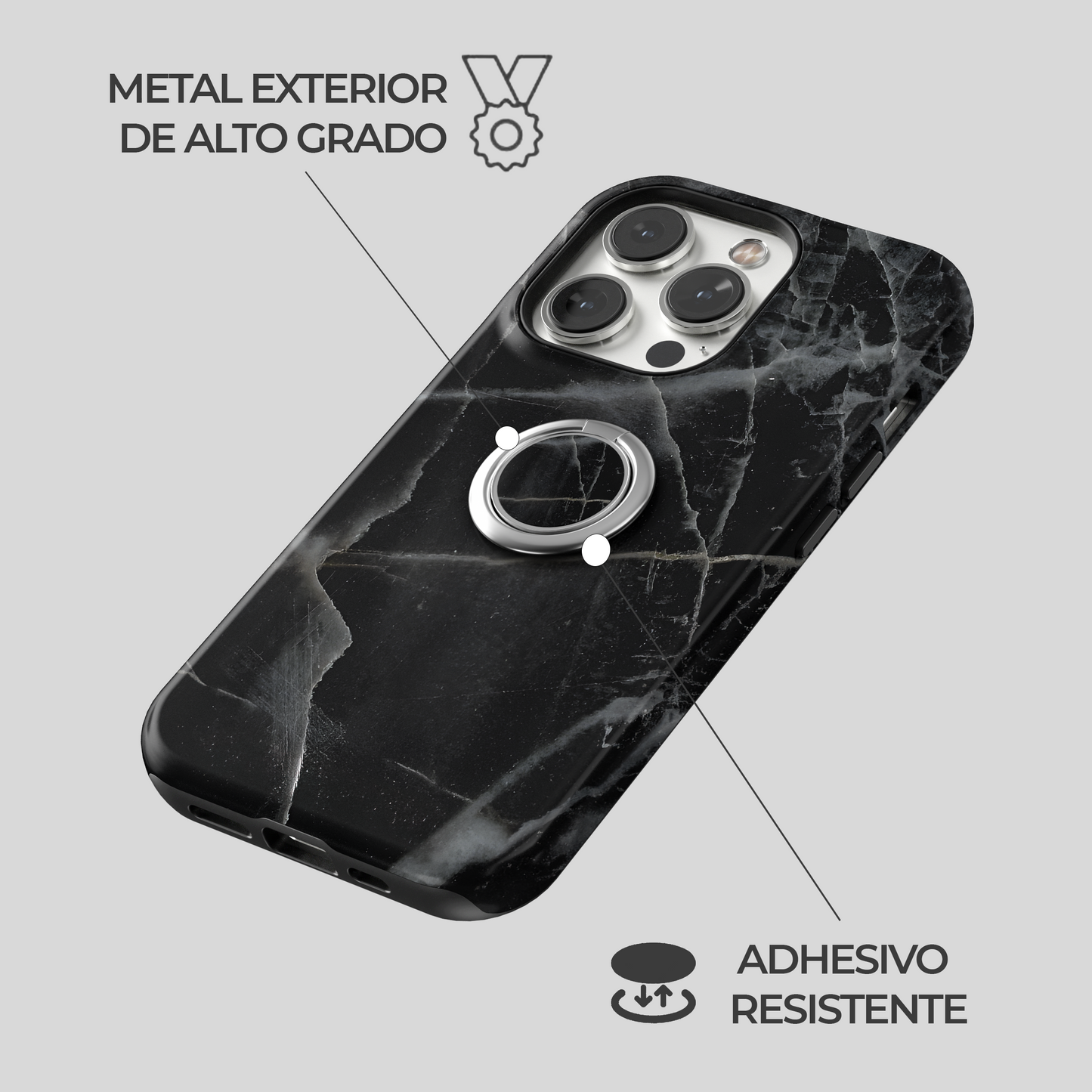 Soporte de anillo para celular Skyward Monochrome