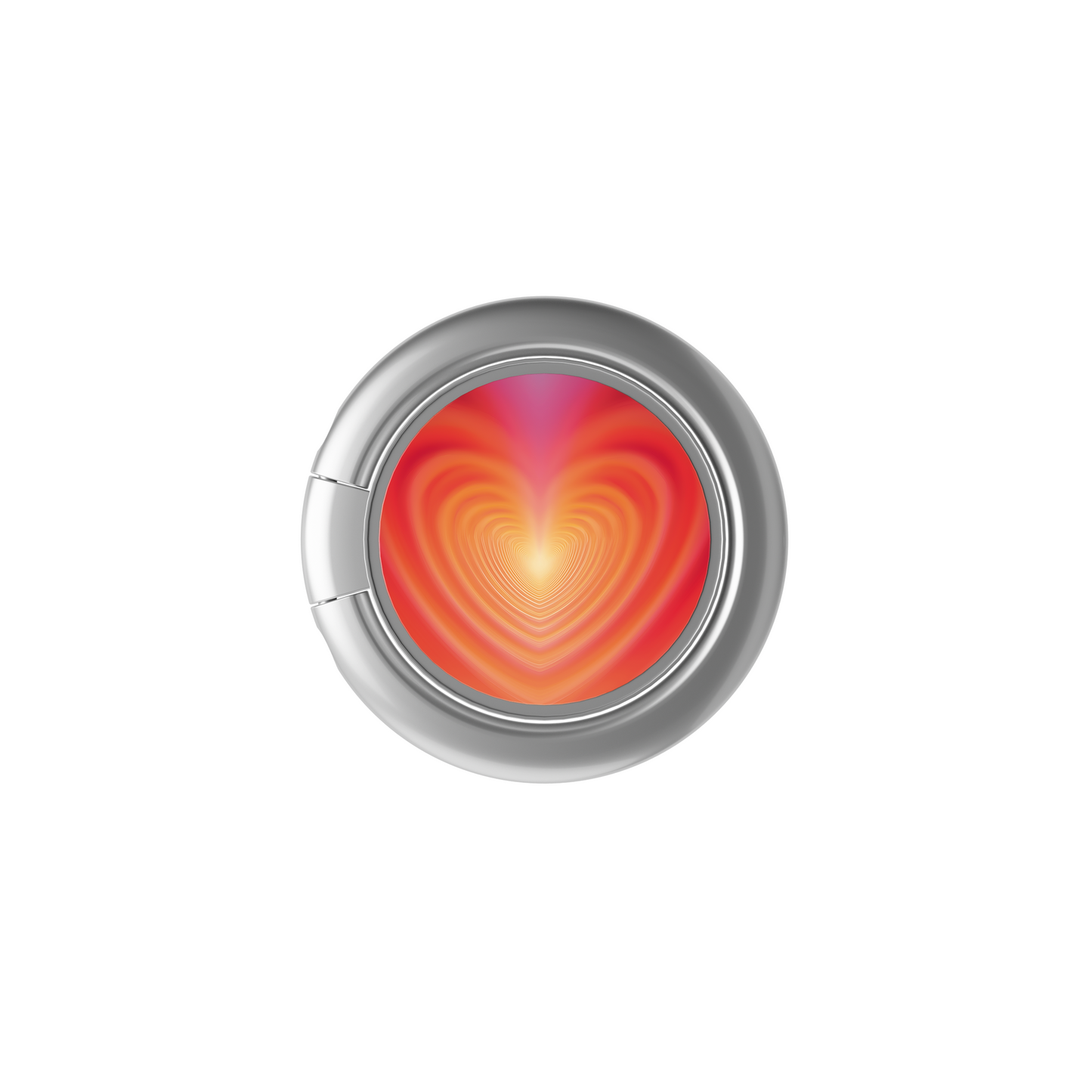 Soporte de anillo para celular Radiant Heart Blaze